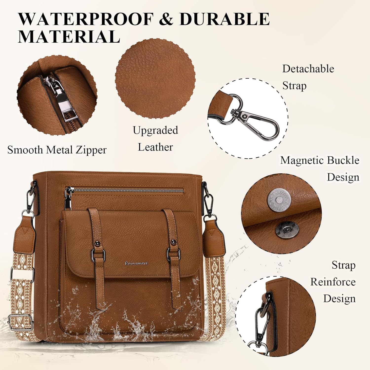 Thumbnail 3 de RAINSMORE Cross Body Bag Women