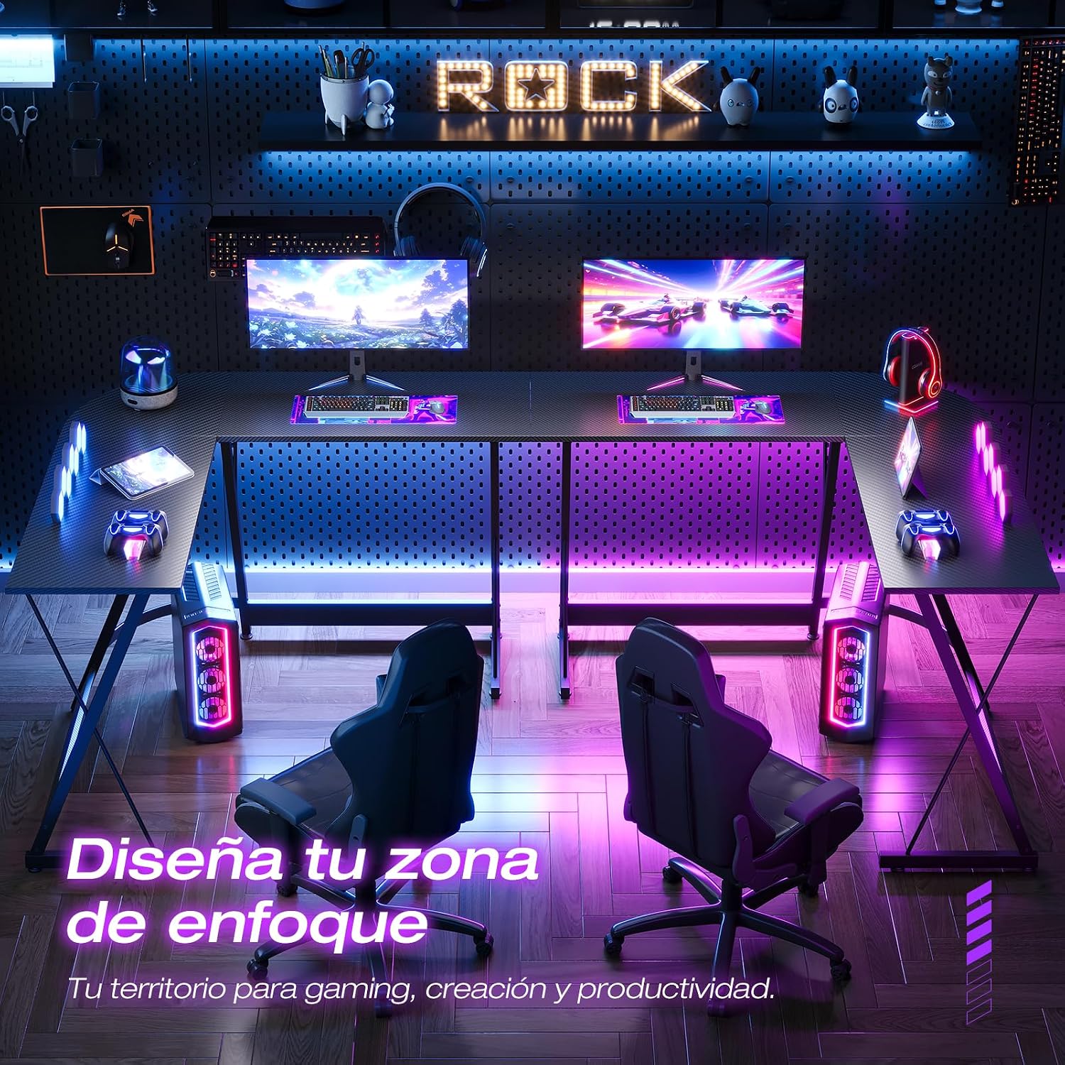 Thumbnail 6 de ODK Escritorio Gaming 120 x 120 cm 🖥