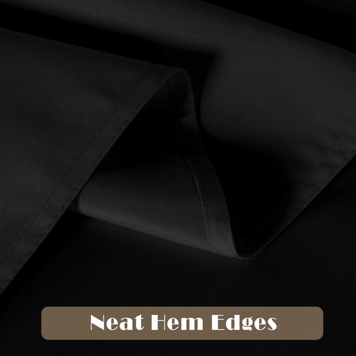 Thumbnail 4 de sancua 4 Pack Black Tablecloth 60 x 84 Inch tablecloth 🧾