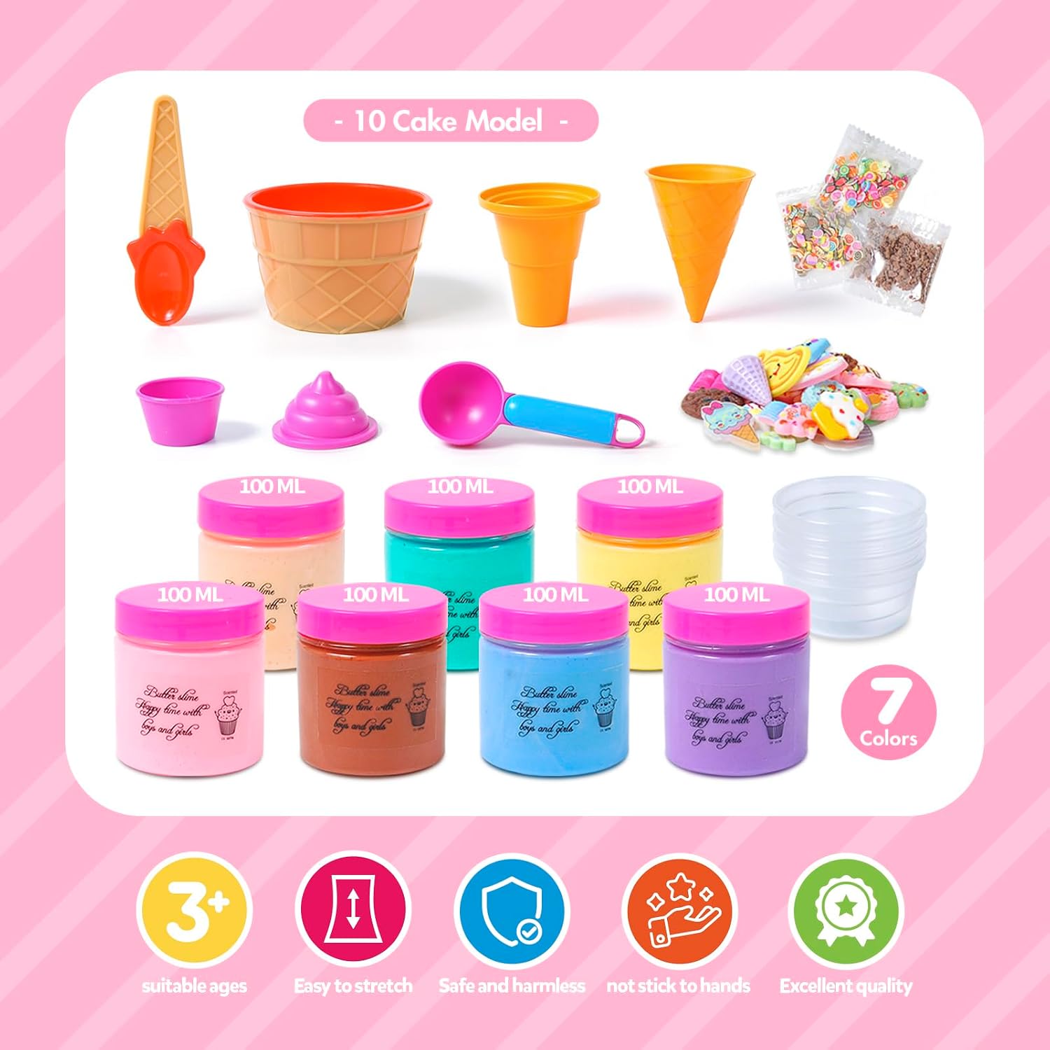 Detalle 2 de Slime Kit 700ml Cloud Slime