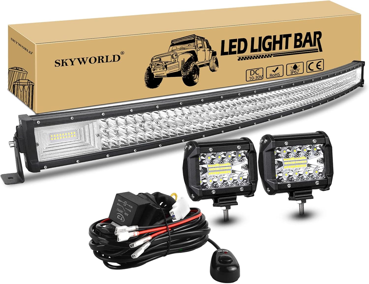 Thumbnail 5 de SkyWorld 7D 32-inch Curved LED Light Bar