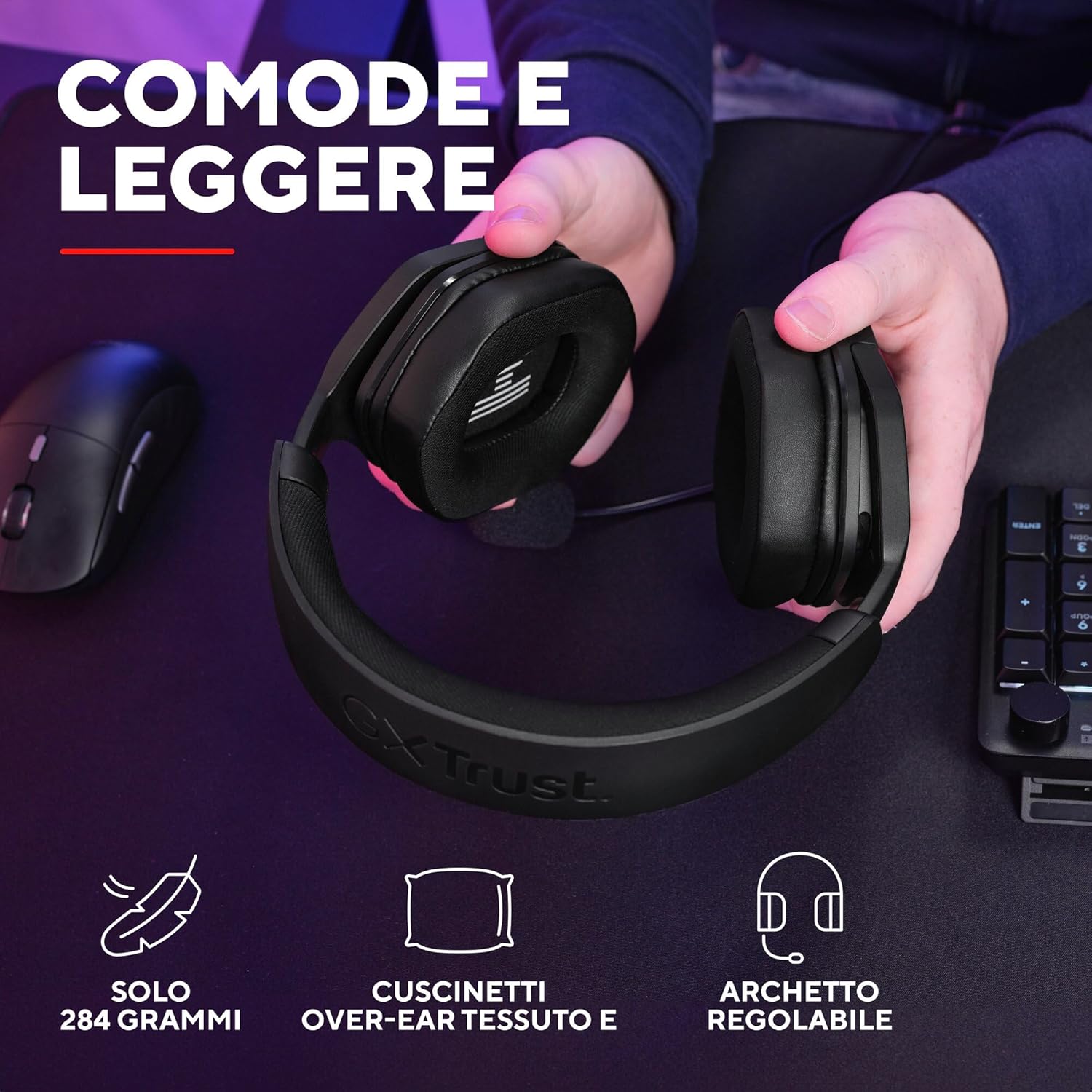 Thumbnail 4 de GXTrust 1492 Ravox cuffie gaming 50 mm