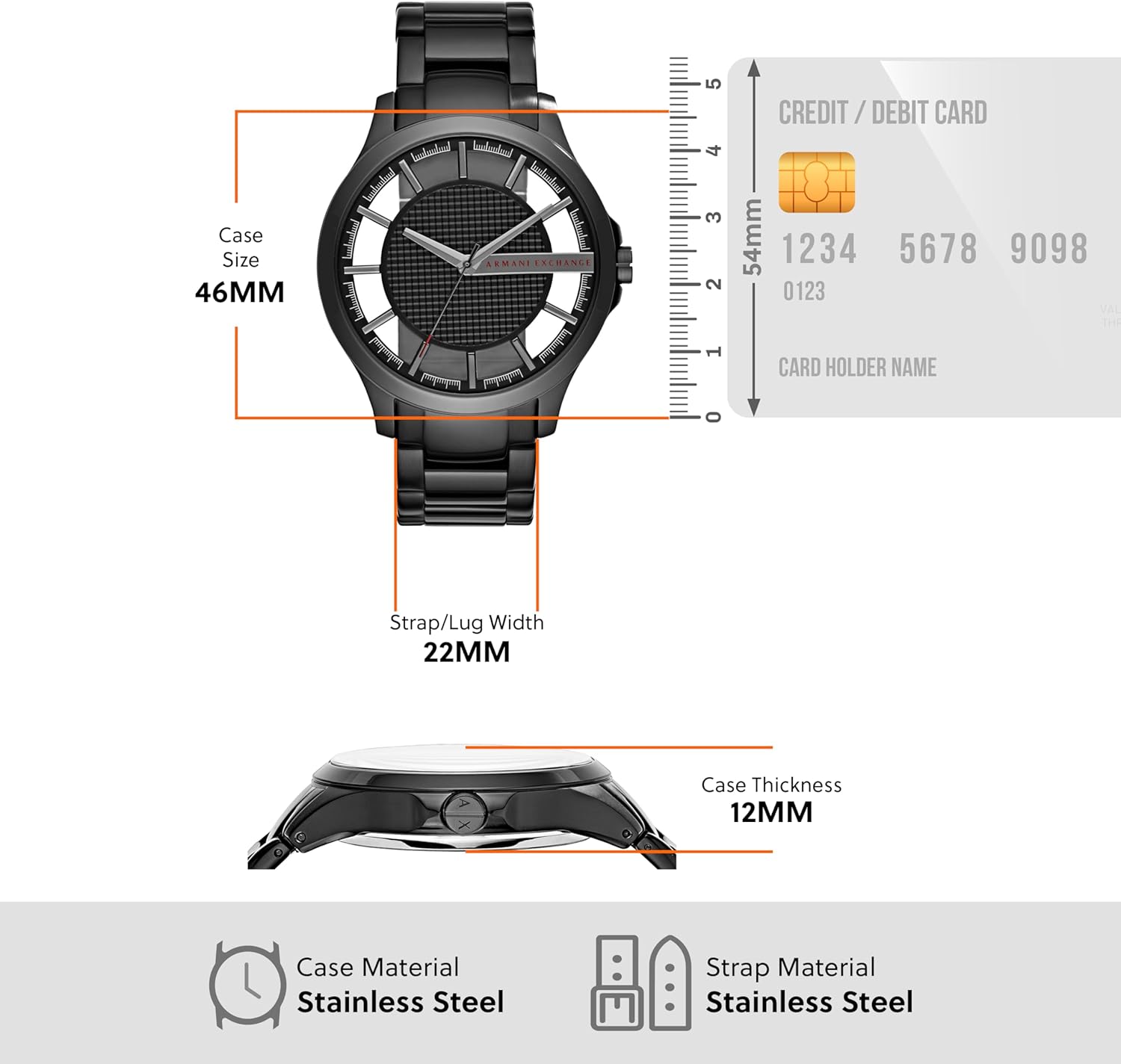 Detalle de Armani Exchange Watch 46 mm