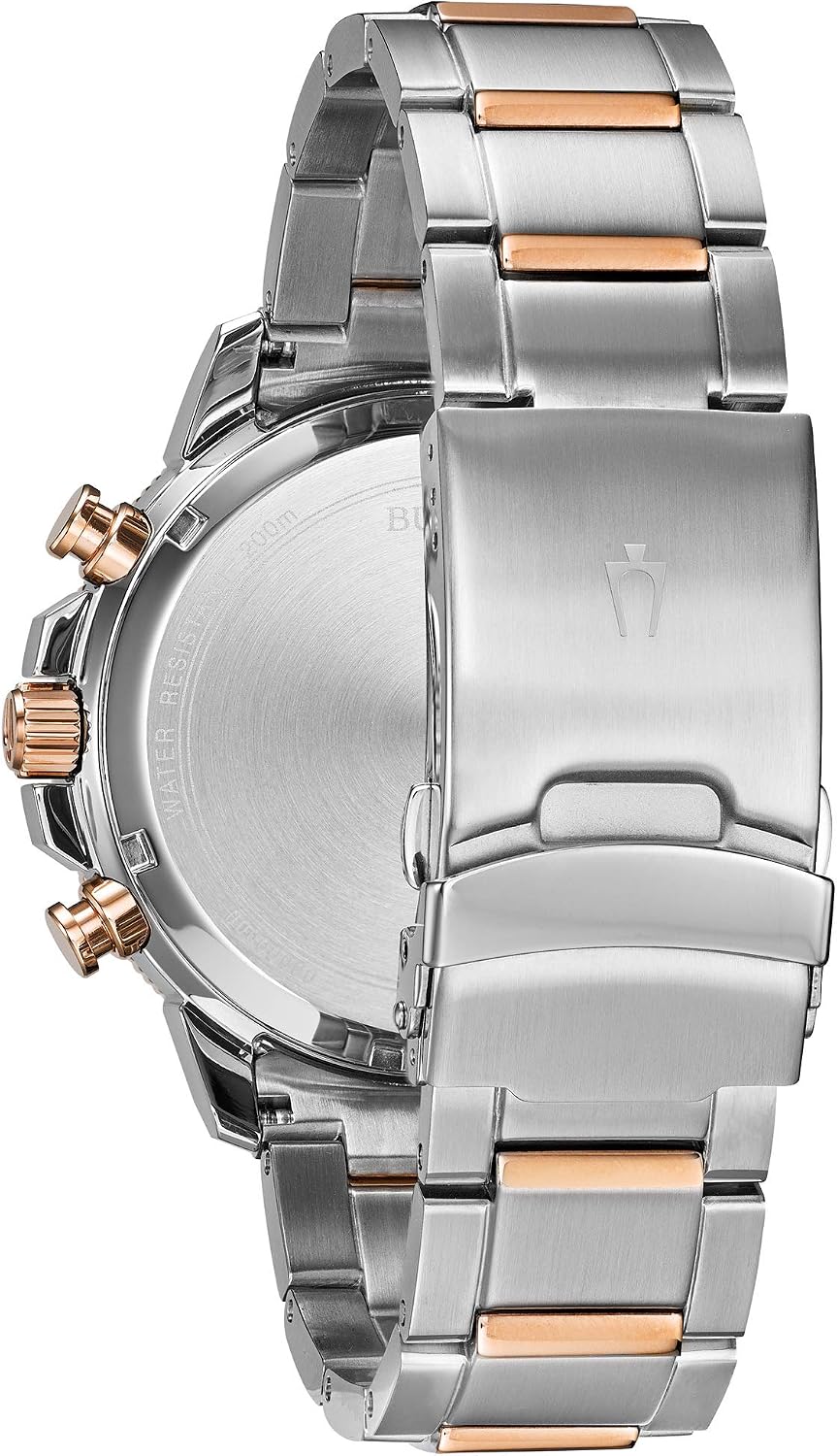 Detalle de Bulova Men's Marine Star Series C Two-Tone Stainless Steel 6-Hand Chronograph Watch