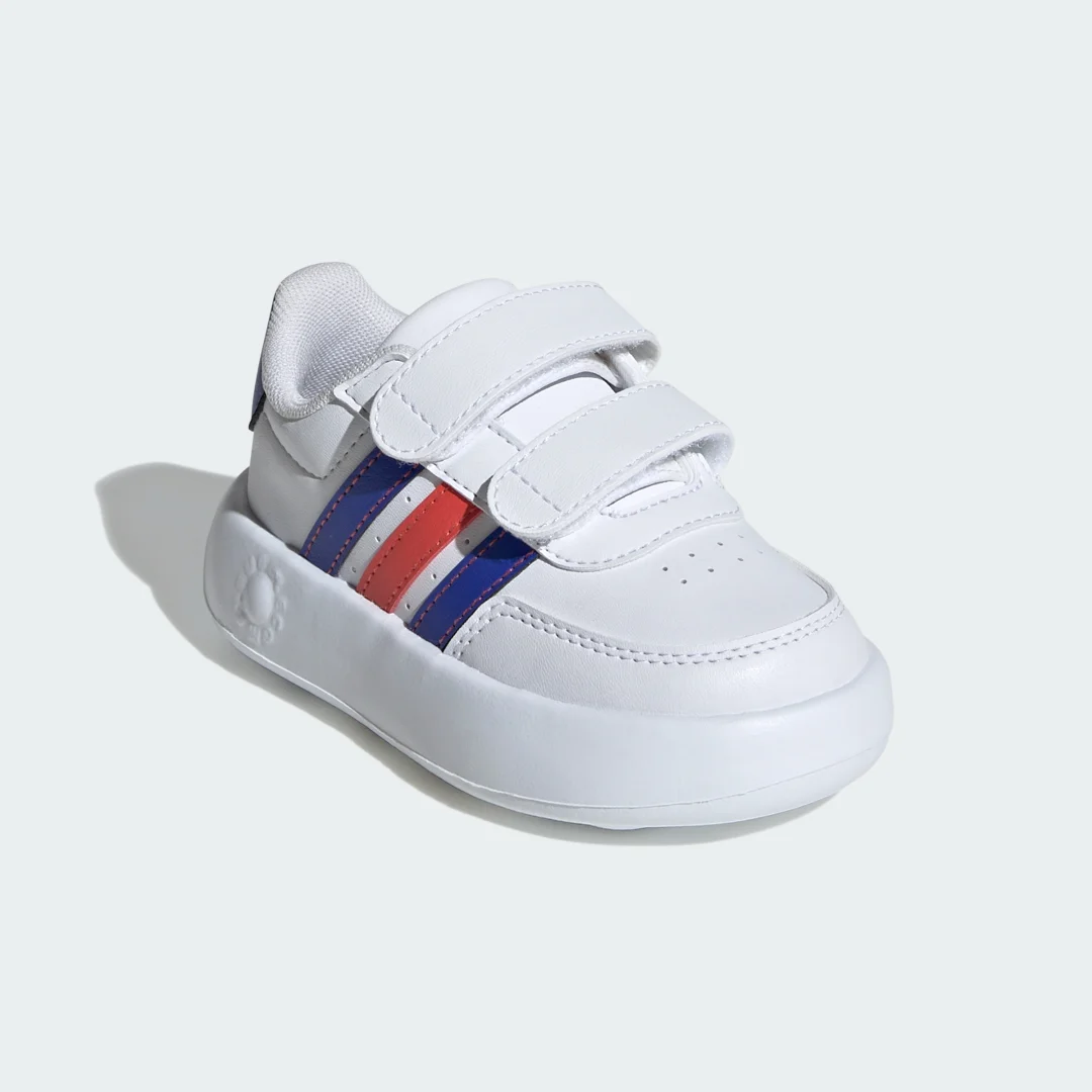 Detalle 2 de Adidas Breaknet 2.0 (Bebé) – Zapatilla blanca para primeros pasos