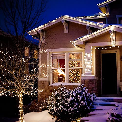 Detalle de Lezonic Solar Garden Lights Outdoor: 50 LED 7m Solar String Lights
