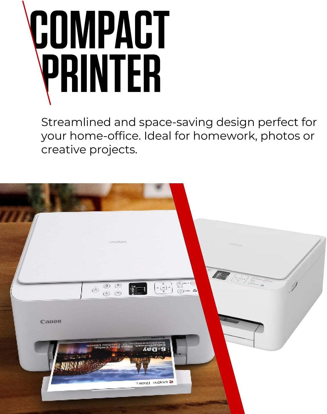 Detalle de Canon PIXMA TS6550I: All-in-One Wireless Printer with 1.42" OLED Display