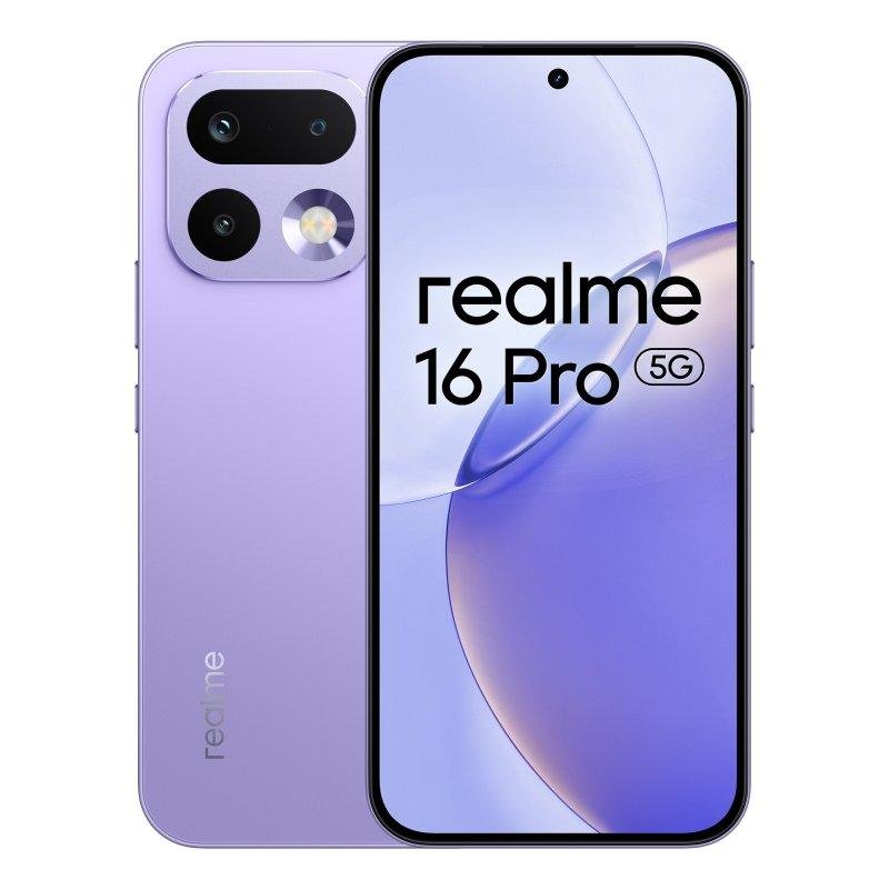 Detalle de realme 16 Pro 5G 8GB/512GB de 6,8" Morado