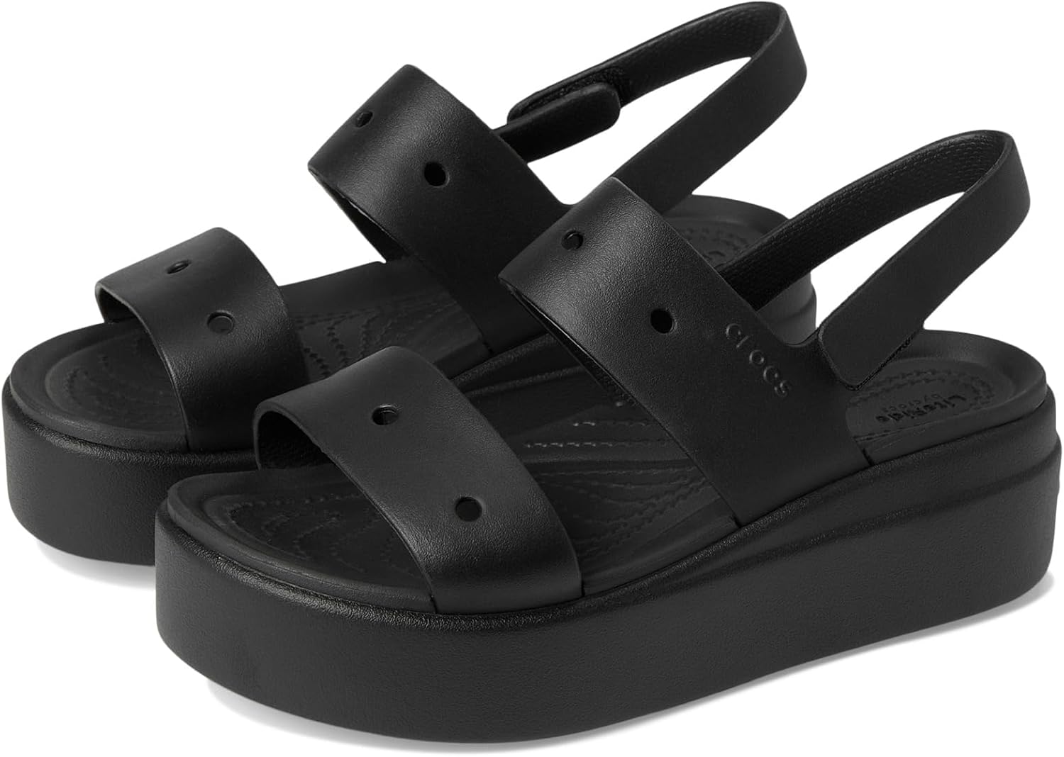 Detalle 2 de Crocs Damen Brooklyn 4u Sandale – leichte Sandale mit verstellbarer Riemenführung