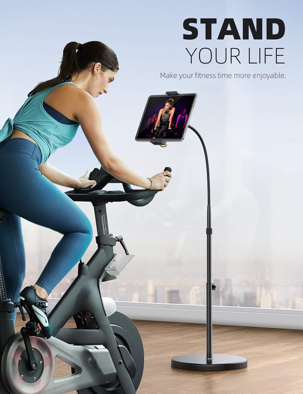 Detalle de Lamicall Tablet Floor Stand 63" Adjustable