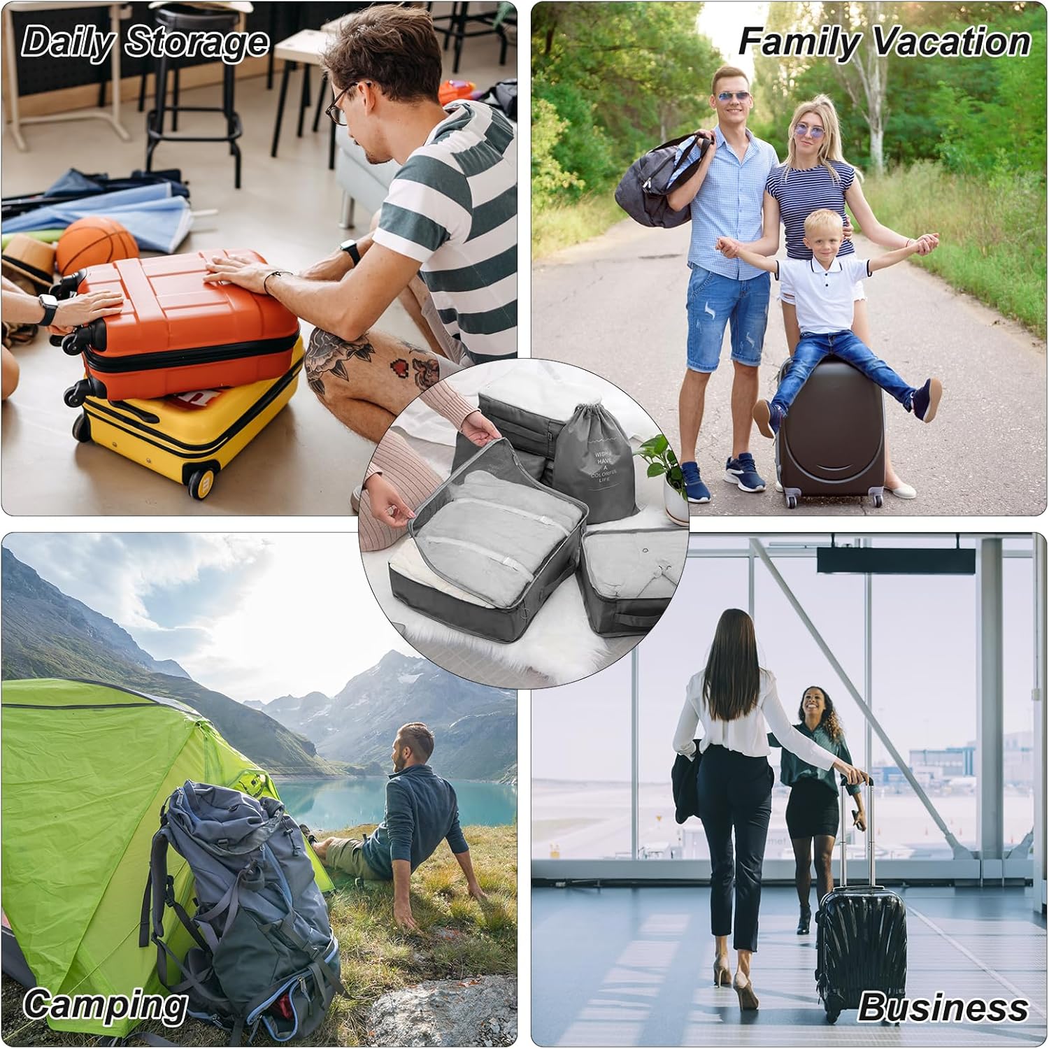 Thumbnail 6 de TXBOBECO Koffer Organizer Set 10-teilig