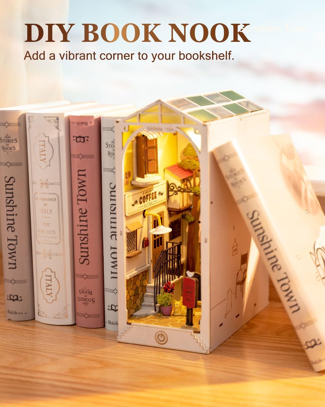Thumbnail 6 de Rolife Book Nook kit fai-da-te