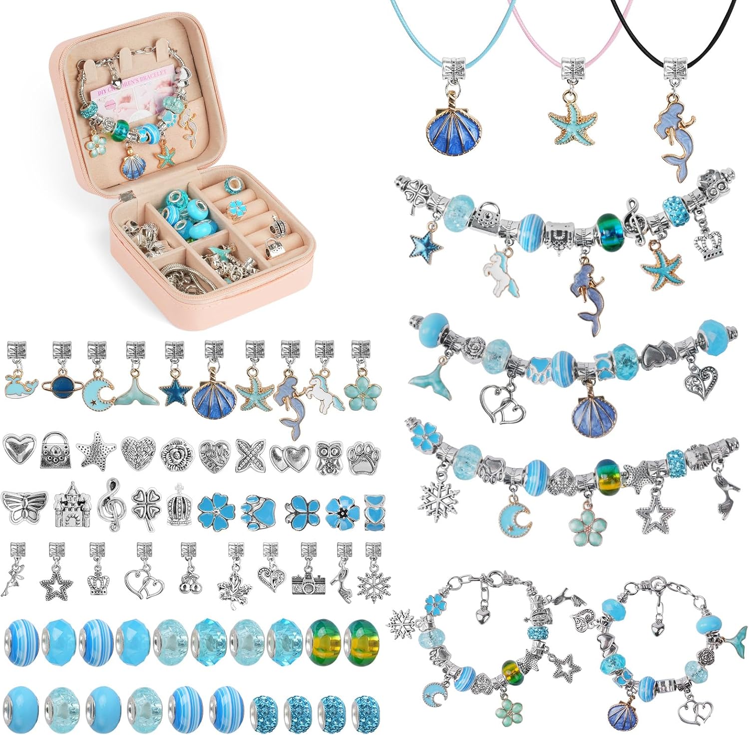 Thumbnail 6 de AUAUY Armbänder Bastelset für Mädchen 3er-Set