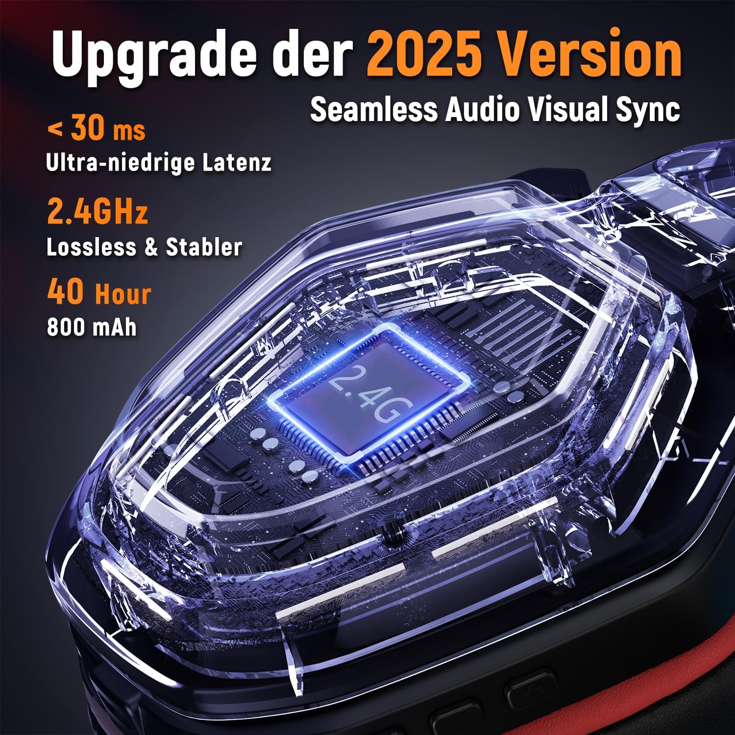 Detalle 2 de Ozeino Gaming Headset 40+ Std Akku
