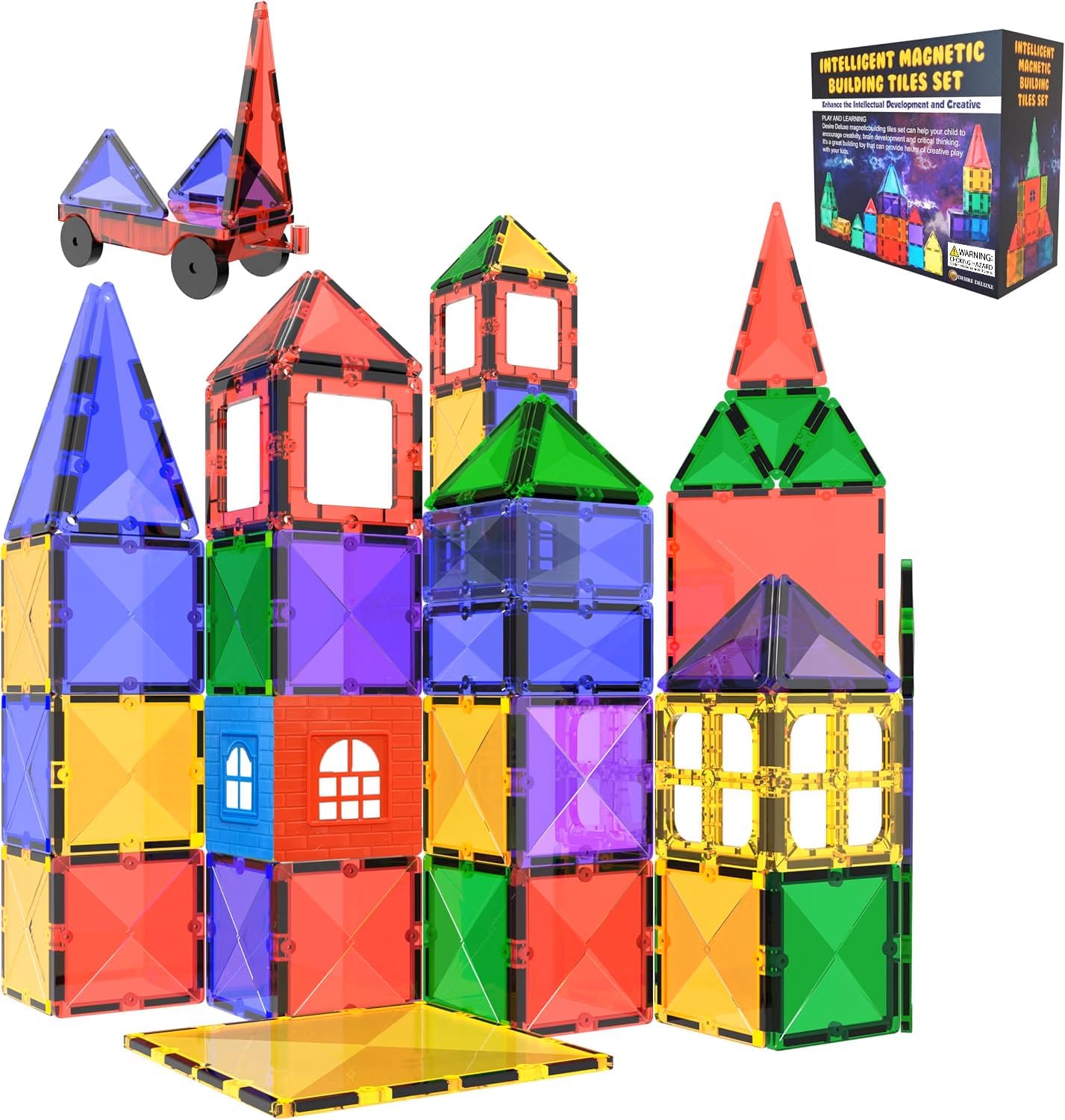 Thumbnail 6 de Desire Deluxe Magnetic Building Blocks 57PC 🧩