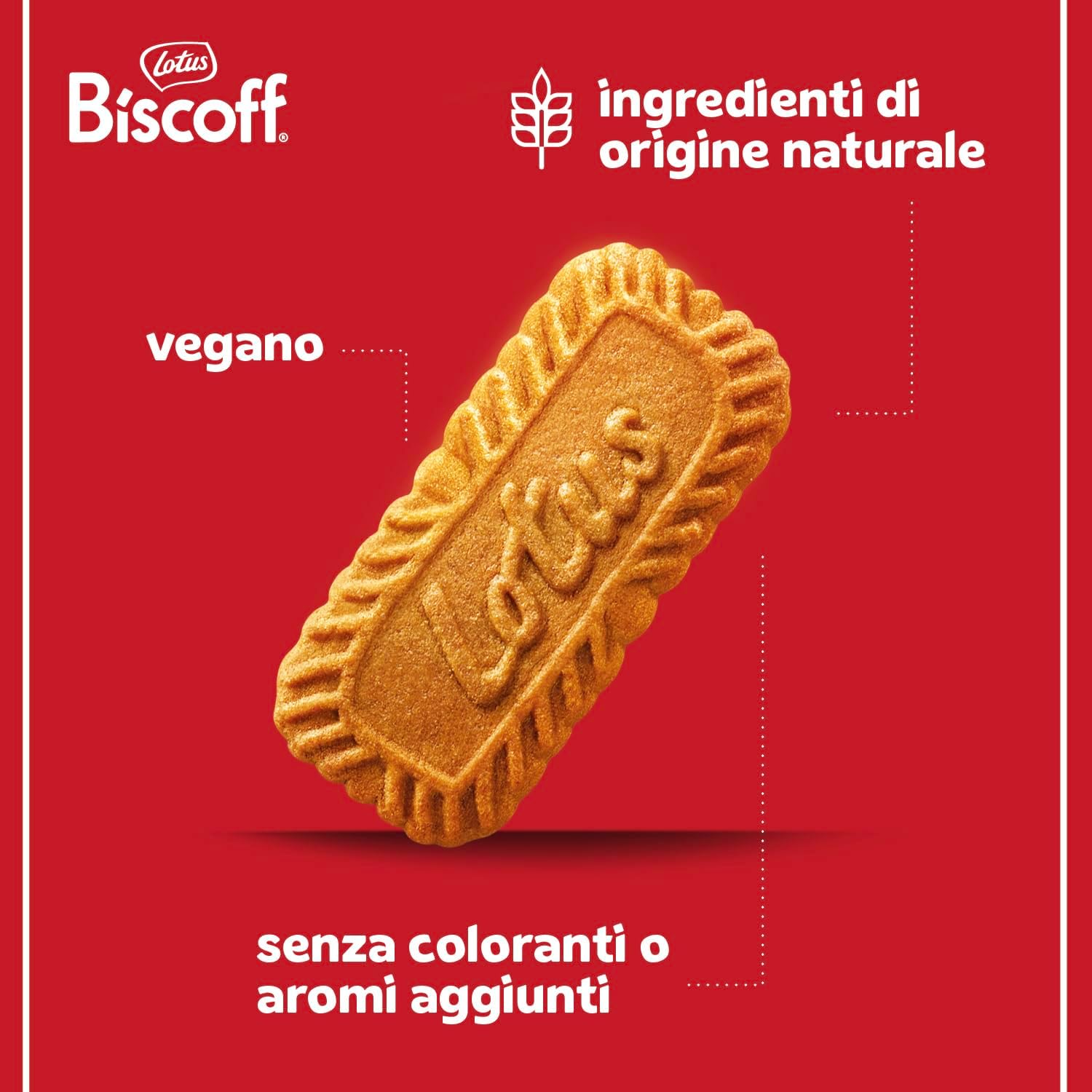Detalle 2 de Biscoff 300 biscotti confezionati vegani 🍪