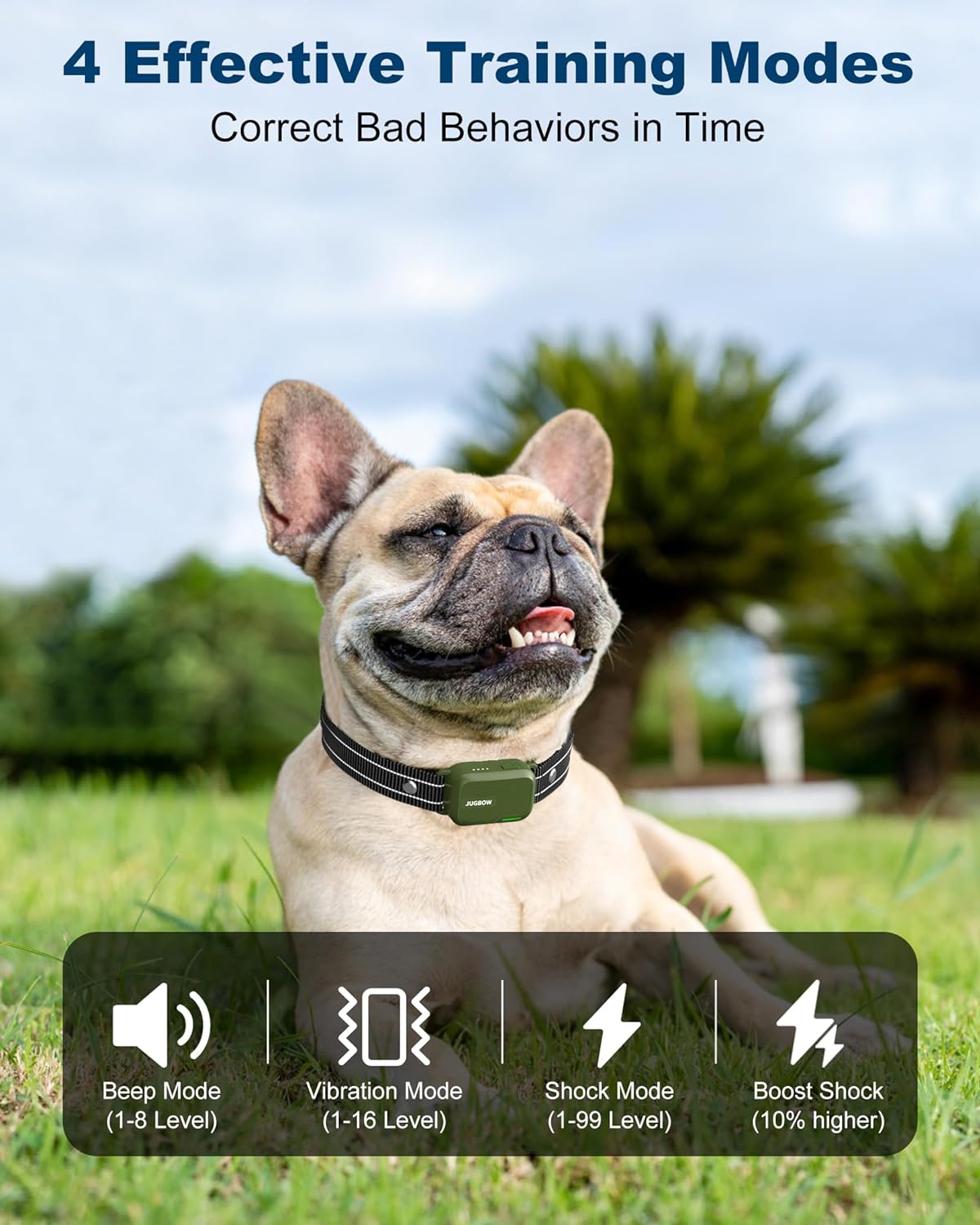Detalle 2 de Jugbow Dog Shock Collar 4200FT training collar