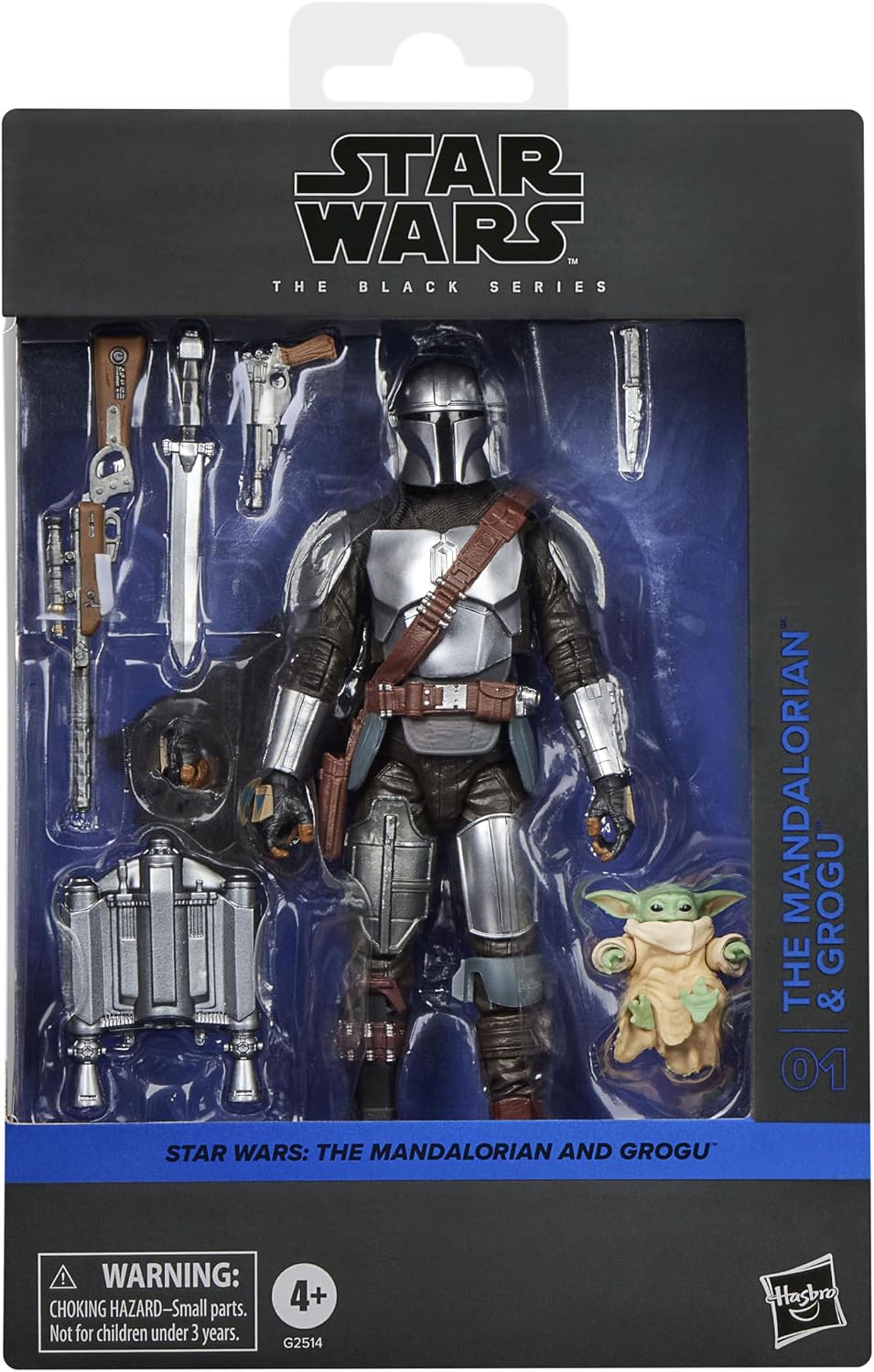 Detalle 2 de Star Wars The Black Series The Mandalorian & Grogu Deluxe-actiefiguur van 15 cm