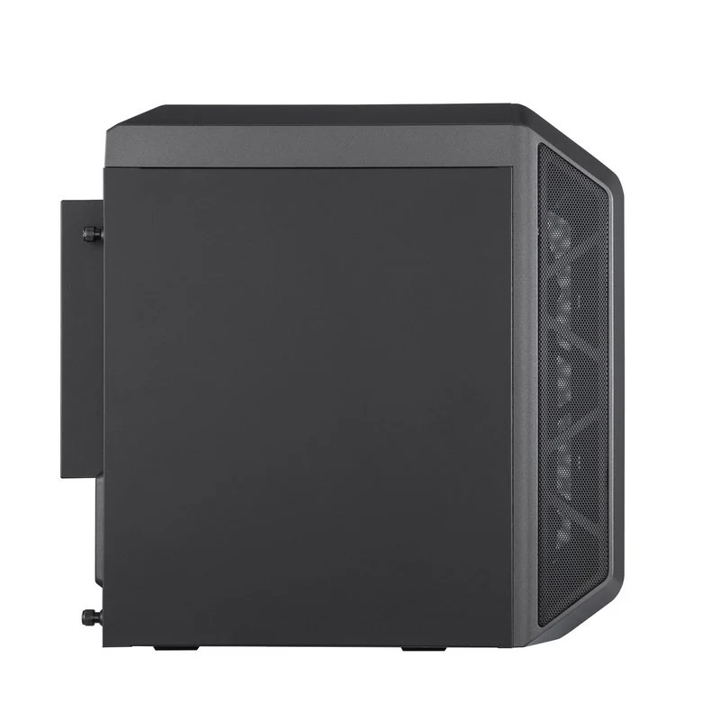 Detalle de Cooler Master MasterCase H100 RGB Mini-ITX: caja compacta con ventilación y RGB para espacios reducidos
