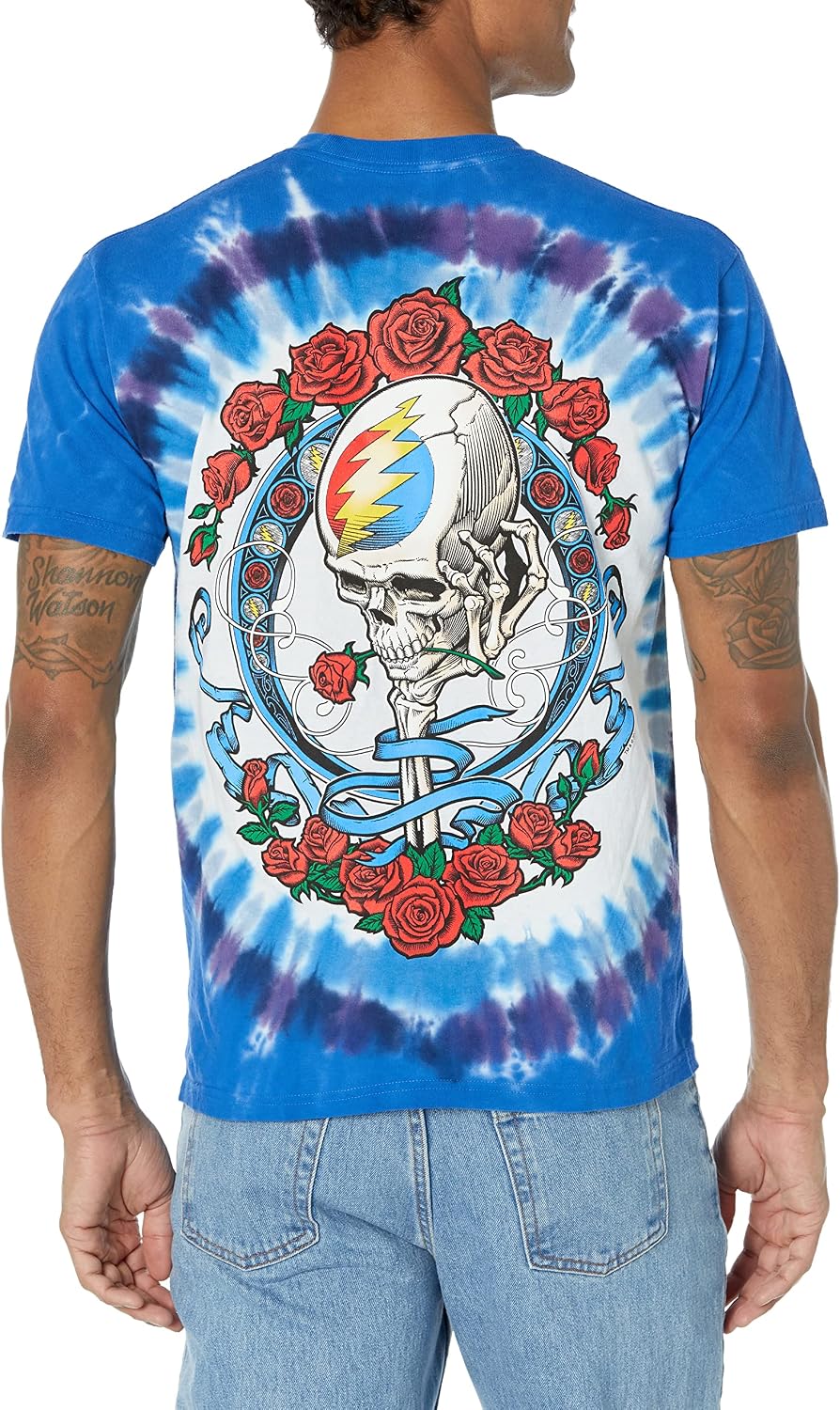 Detalle de Liquid Blue Bertha Tie Dye Vintage Short Sleeve T-Shirt, XL
