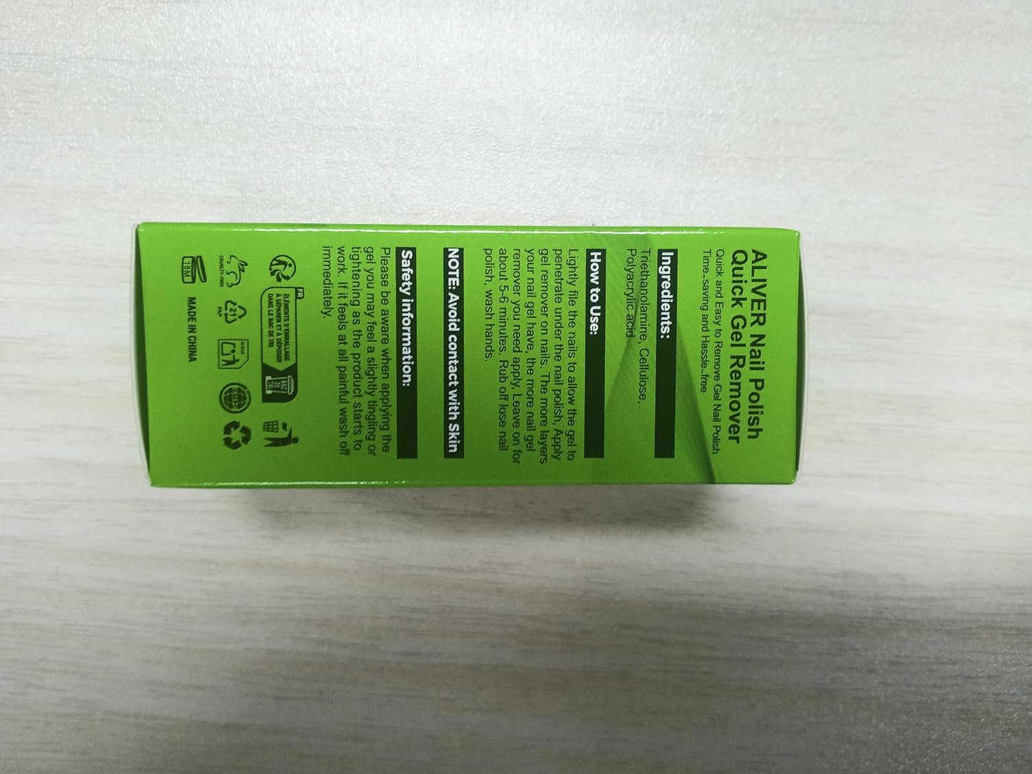 Detalle de Dissolvant vernis gel, lot de 3