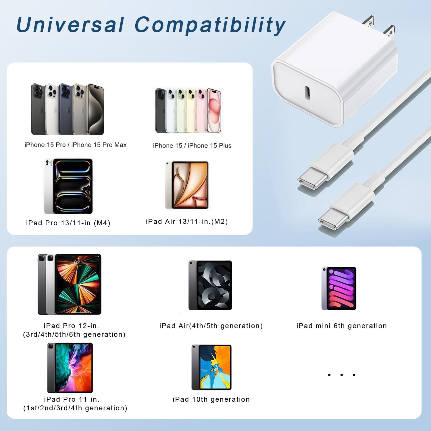 Thumbnail 4 de 10FT Fast Charging Cable for iPhone