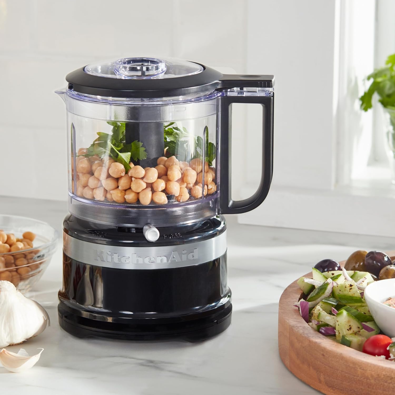 Detalle de KitchenAid 5KFC3516EOB Mini-Food-Processor: kompakt, vielseitig und zuverlässig