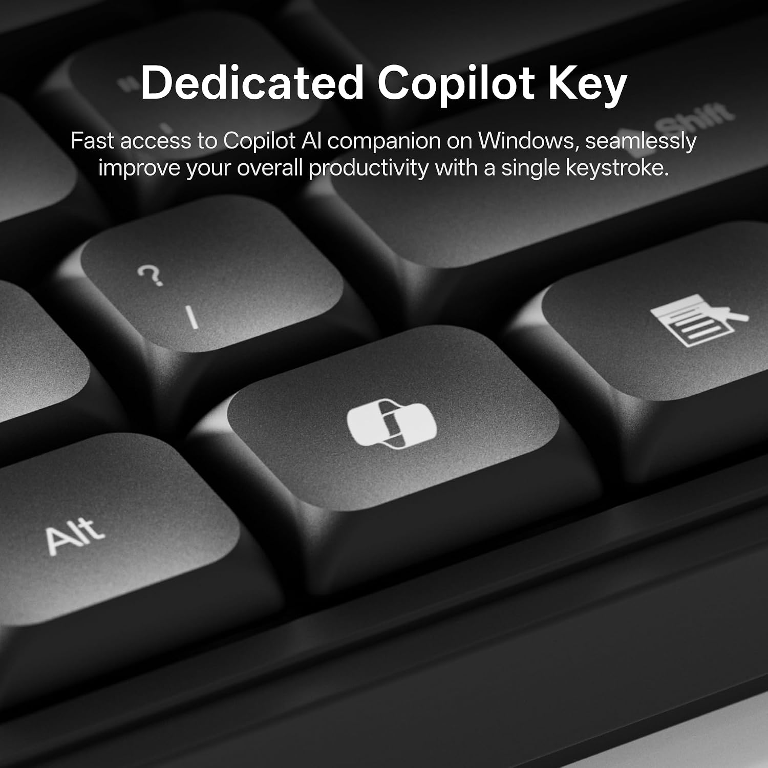 Detalle de ZODE KM270S Wireless Keyboard and Mouse Combo, 118-Key Quiet QWERTY