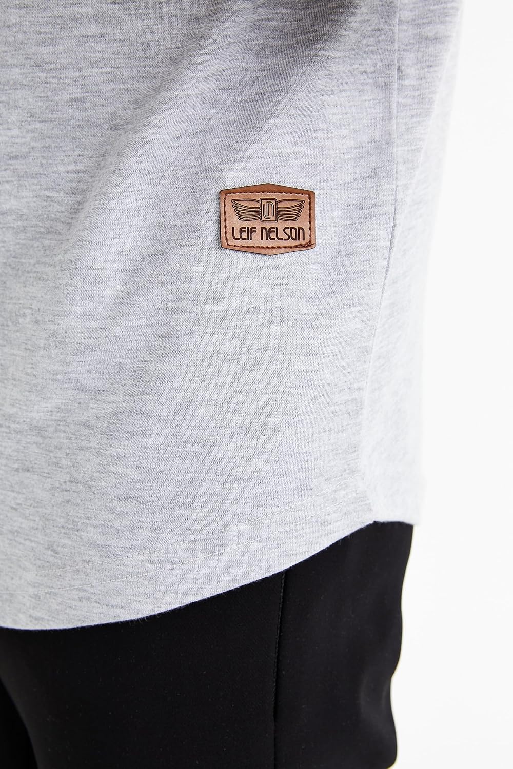 Thumbnail 3 de Leif Nelson Herren Casual T-Shirt mit tailliertem Schnitt