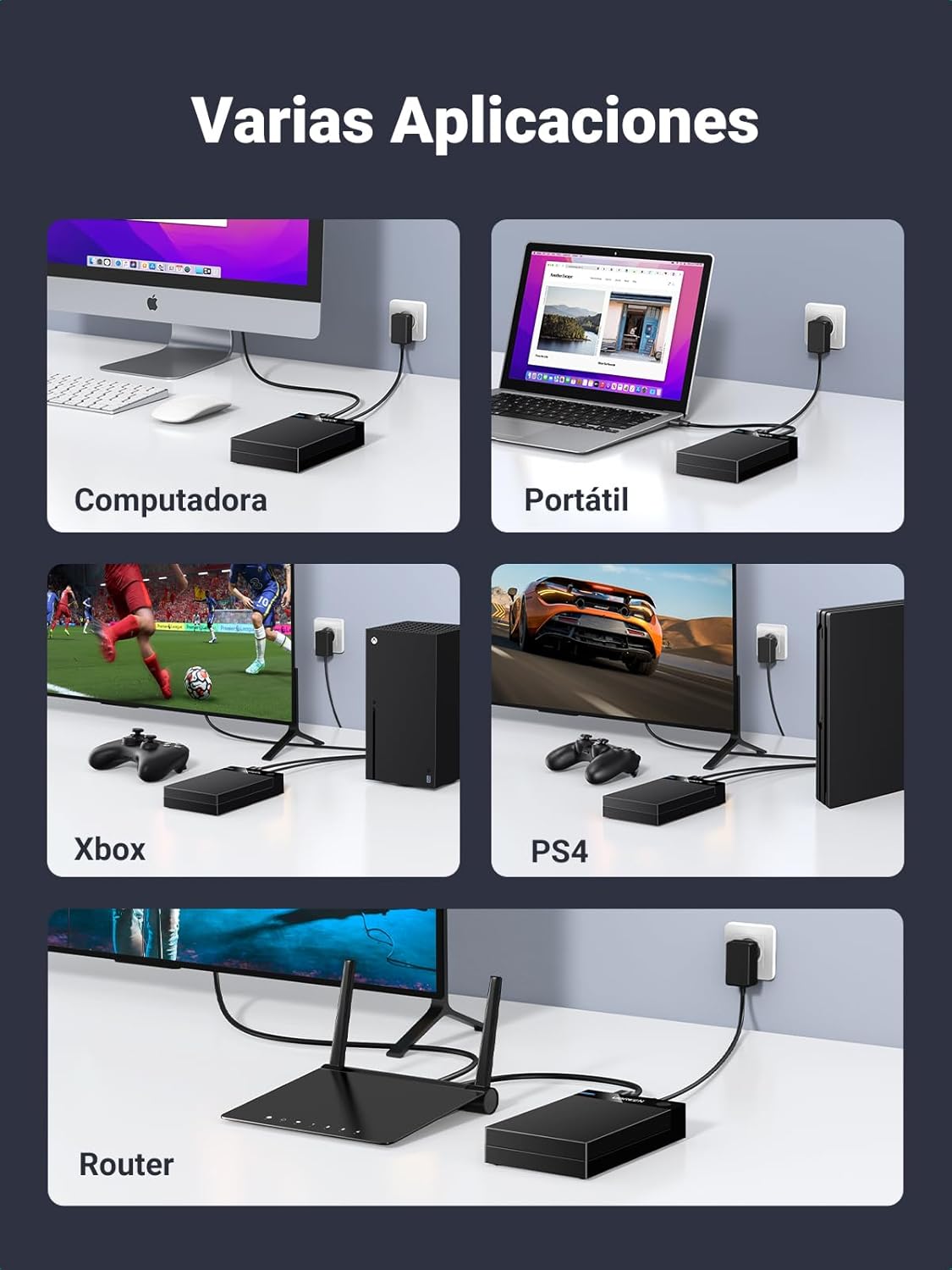 Thumbnail 6 de UGREEN Carcasa SATA SSD 3.5" 20TB, almacenamiento rápido 🚀