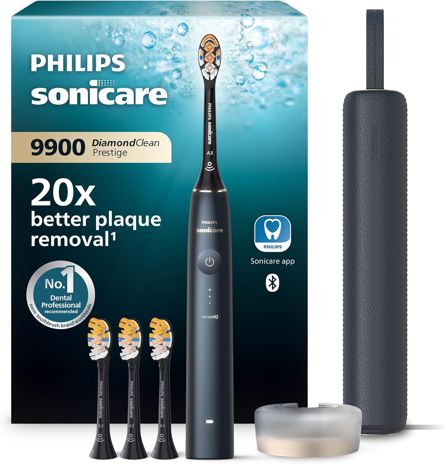 Detalle de Philips Sonicare DiamondClean 9900 Prestige cepillo dental sónico