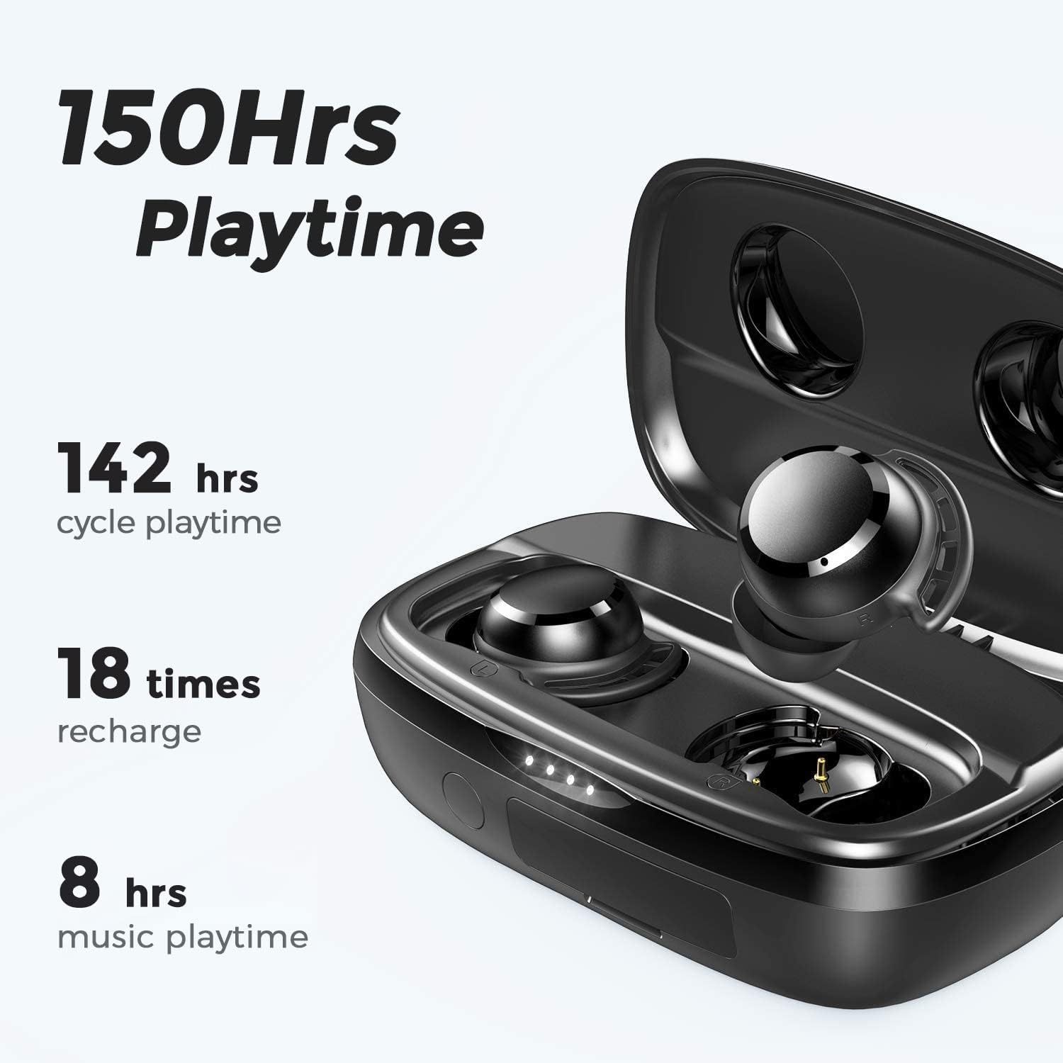 Thumbnail 1 de Tribit FlyBuds 3 True Wireless Earbuds with Bluetooth 5.3 (110H playtime, IPX8)