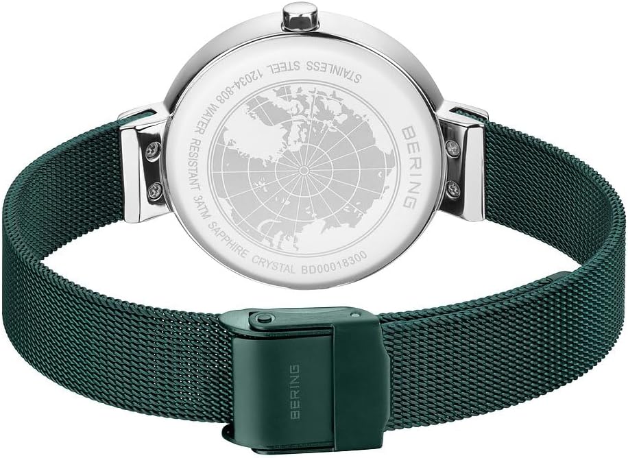 Thumbnail 4 de BERING 12034 Montre Femme Quartz 34 mm - Acier Inoxydable, Bracelet Milanais, Verre Saphir