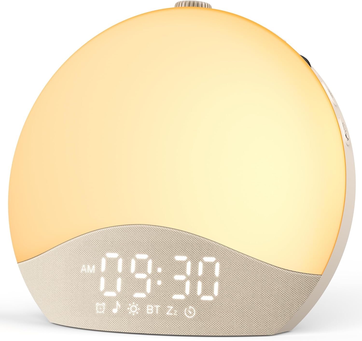 Detalle de ecozy Sunrise Alarm Clock, Bluetooth Time Sync, Wake Up Light