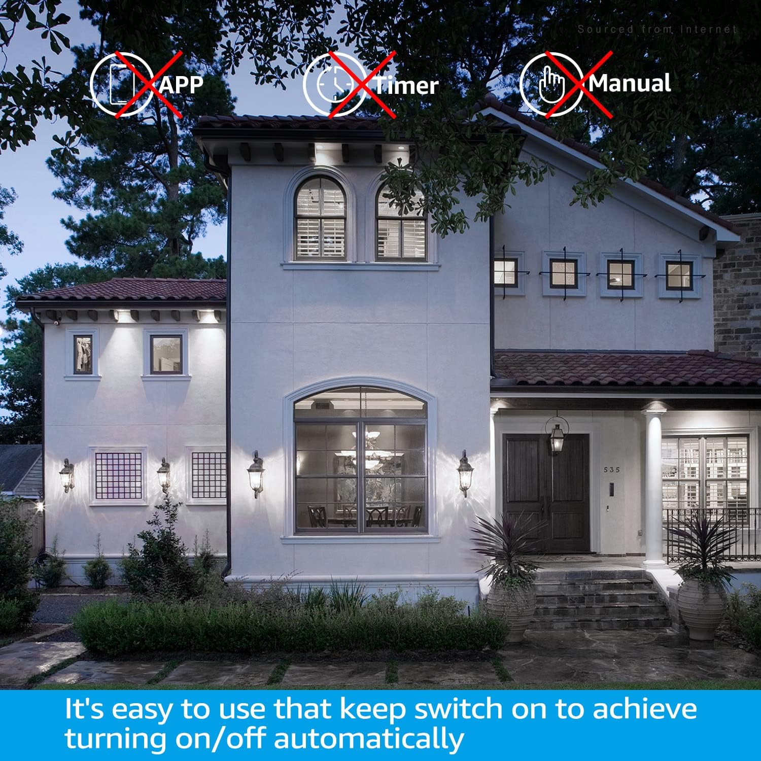 Thumbnail 6 de TORCHSTAR A-50408 A19 Outdoor LED Bulbs, 5000K Daylight, Dusk-to-Dawn Sensor
