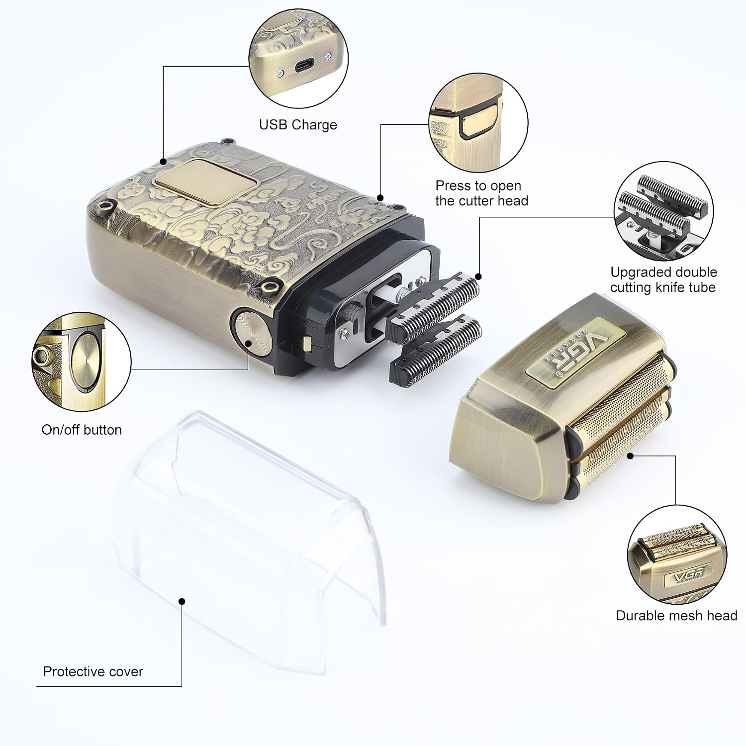 Thumbnail 5 de VGR Foil Shaver 8500 RPM