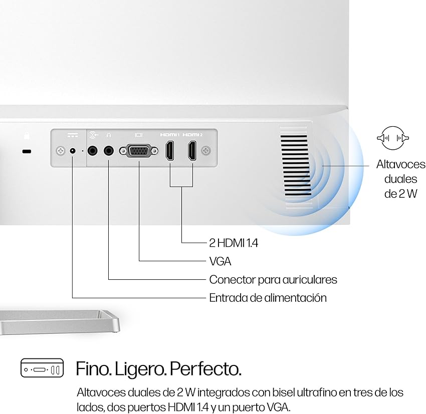 Thumbnail 5 de HP 527sa Monitor 27" FHD IPS ✨ Altavoces Integrados