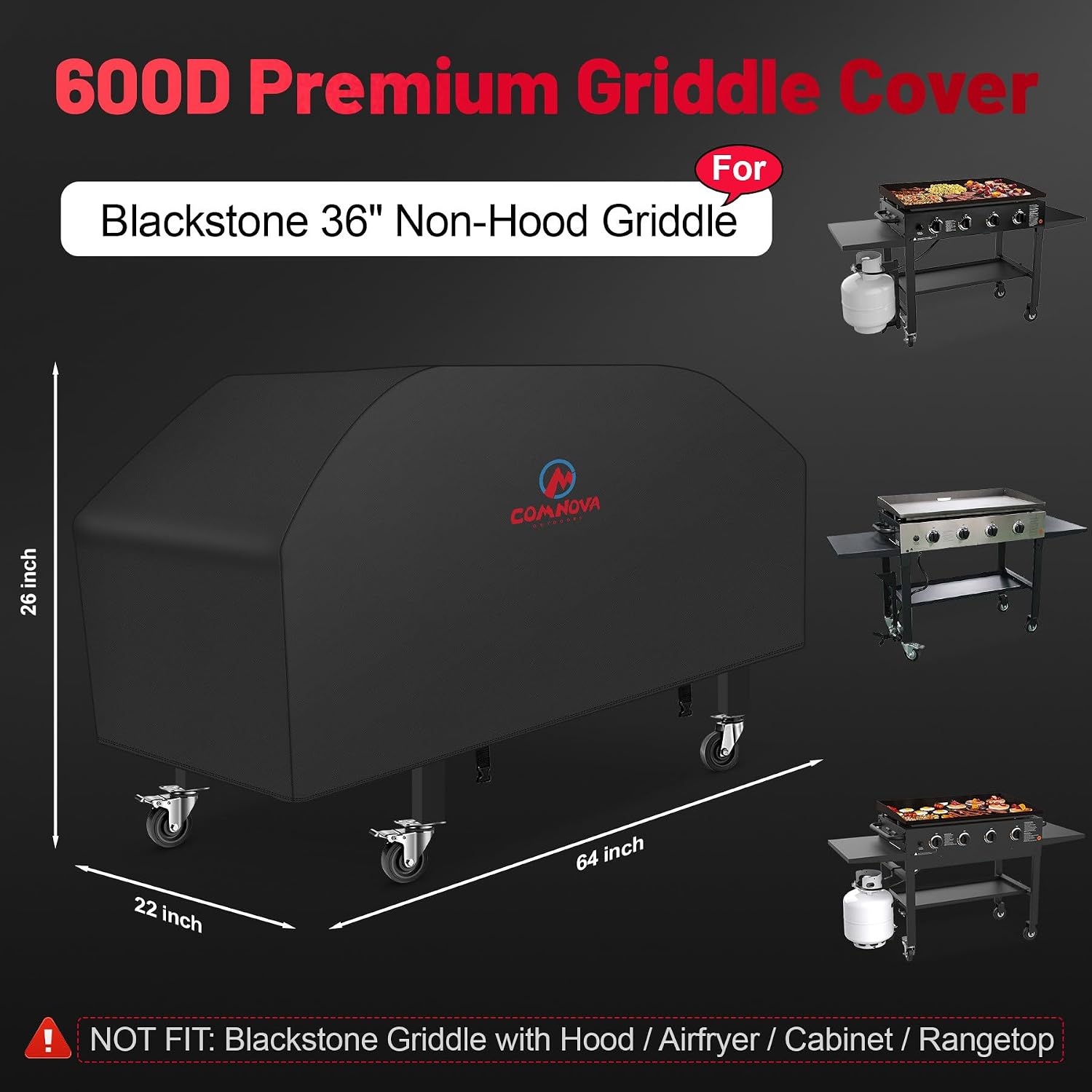 Detalle de Comnova Griddle Cover 600D