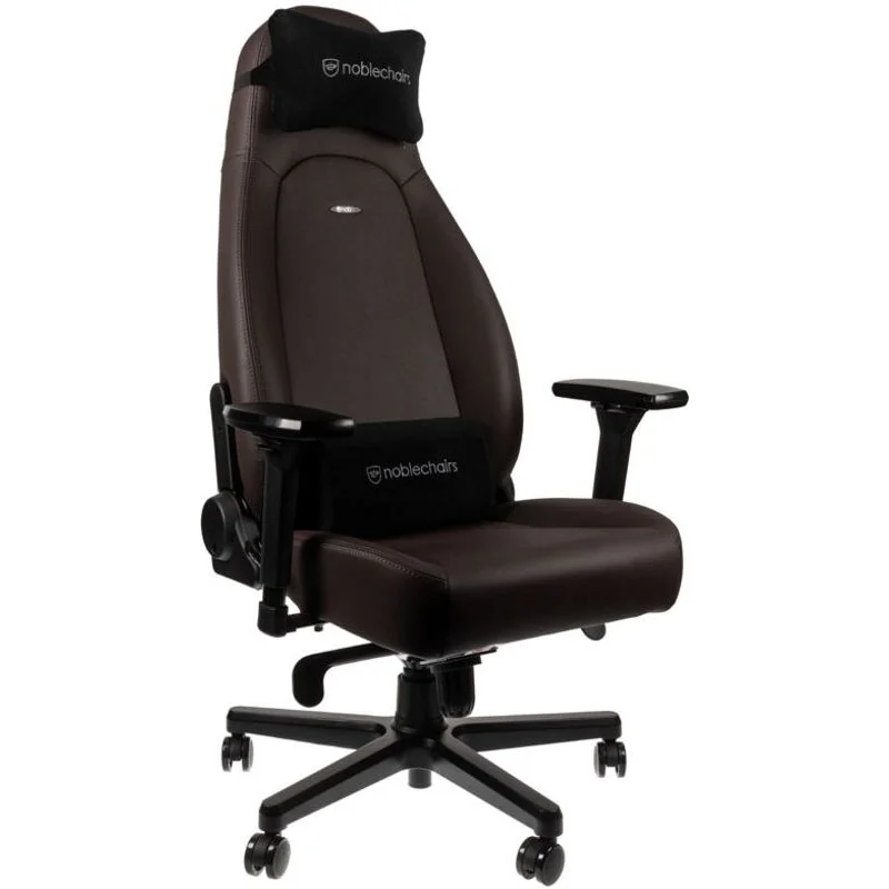 Detalle de Noblechairs Icon Java Edition: Silla de Gaming en color marrón