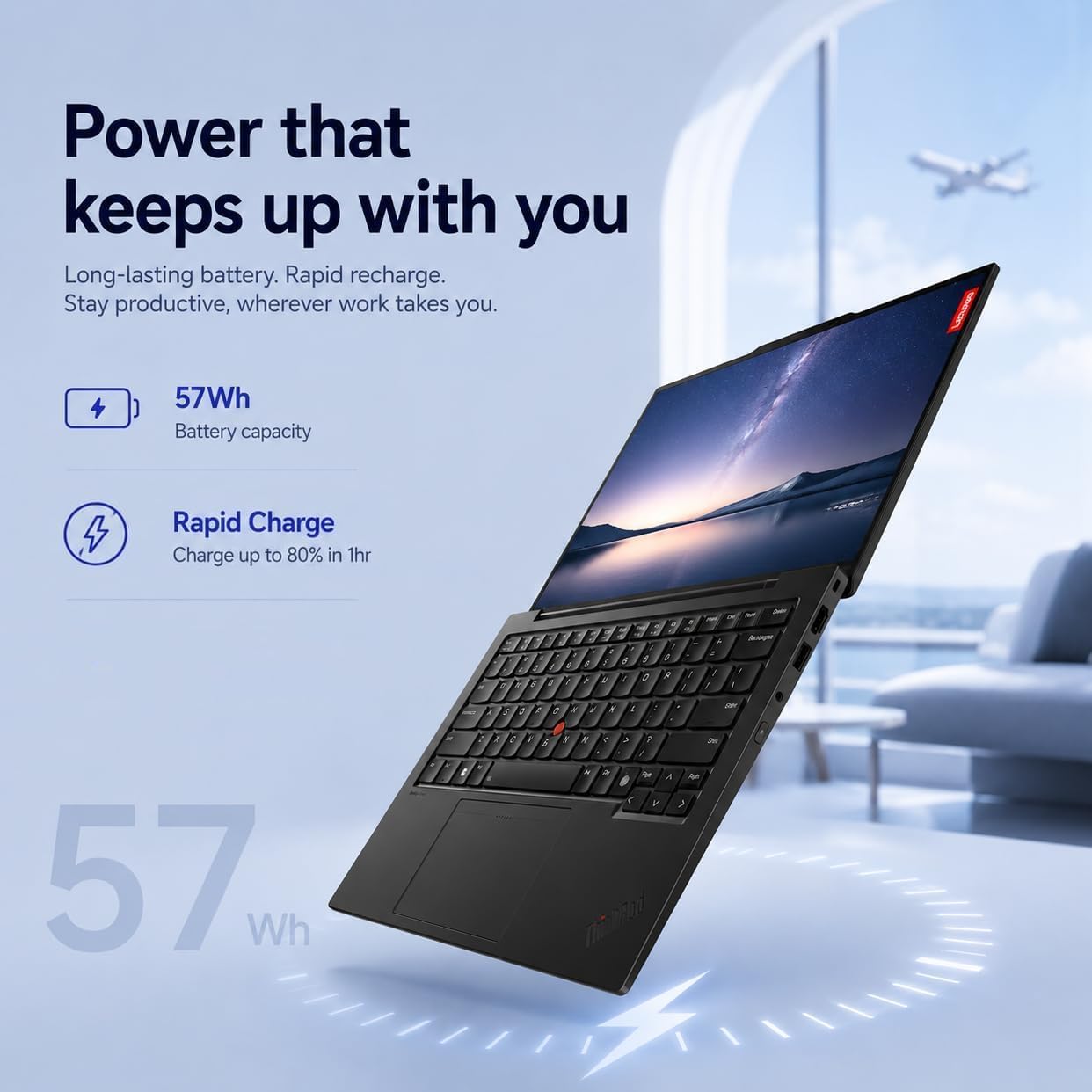 Detalle 2 de Lenovo ThinkPad X1 Carbon 21KD Laptop, 14-Inch Touchscreen, 32GB RAM, 1TB SSD