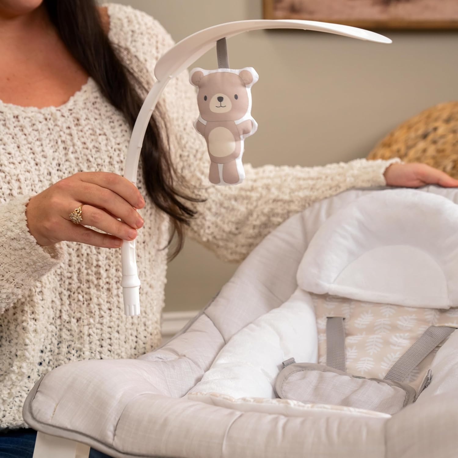 Thumbnail 6 de Ingenuity Keep Cozy 3-in-1 Sdraietta Vibrante: sdraietta, dondolo e seggiolino per neonato a bambino (0–30 mesi, fino a 18 kg) con vibrazioni e giocattolo leoncino