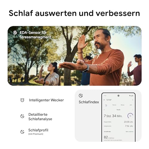 Detalle de Fitbit Charge 6: Aktivitätstracker mit Google Health Premium, GPS und 7 Tagen Akkulaufzeit