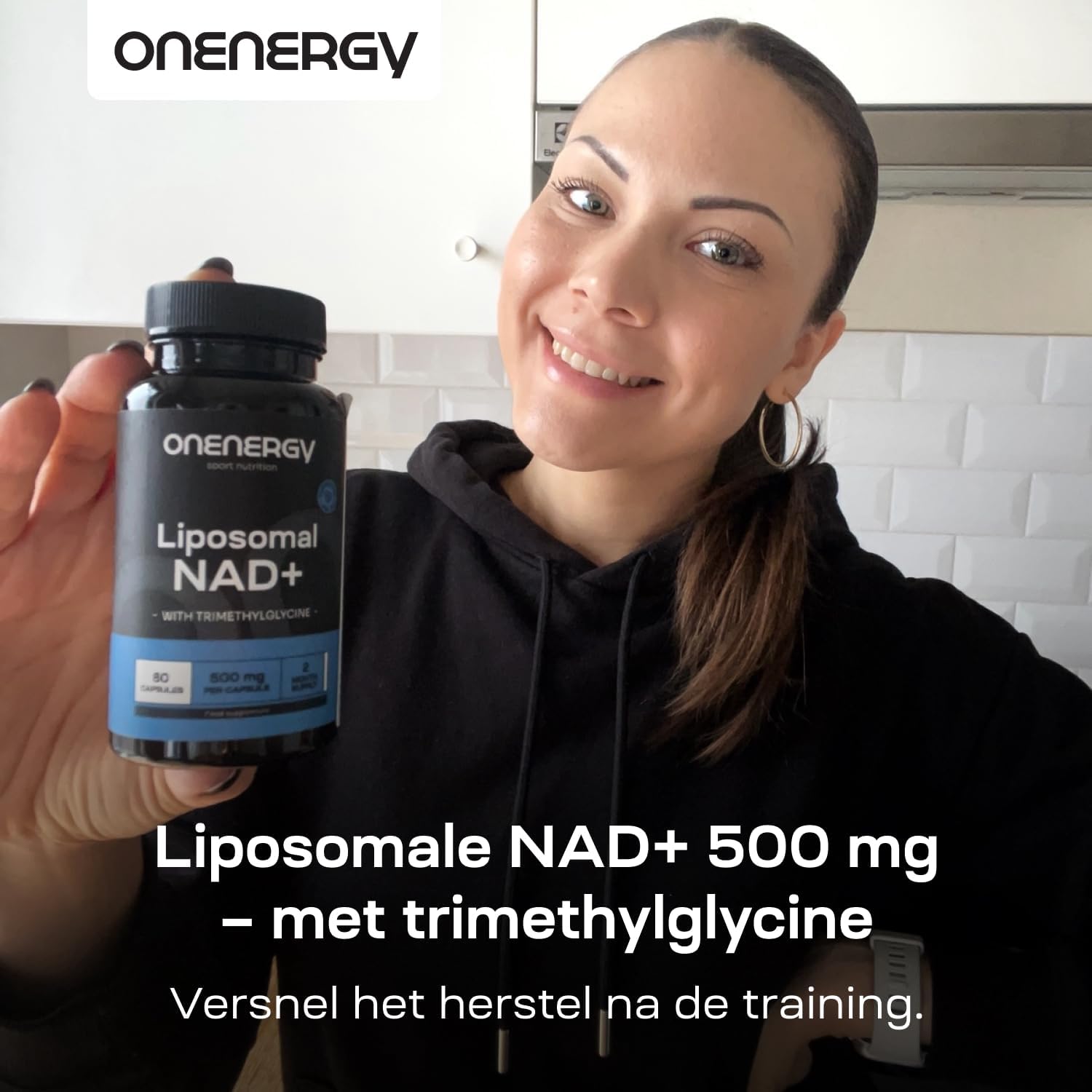 Thumbnail 6 de ONENERGY Liposomale NAD+ 500 mg met trimethylglycine, 60 capsules