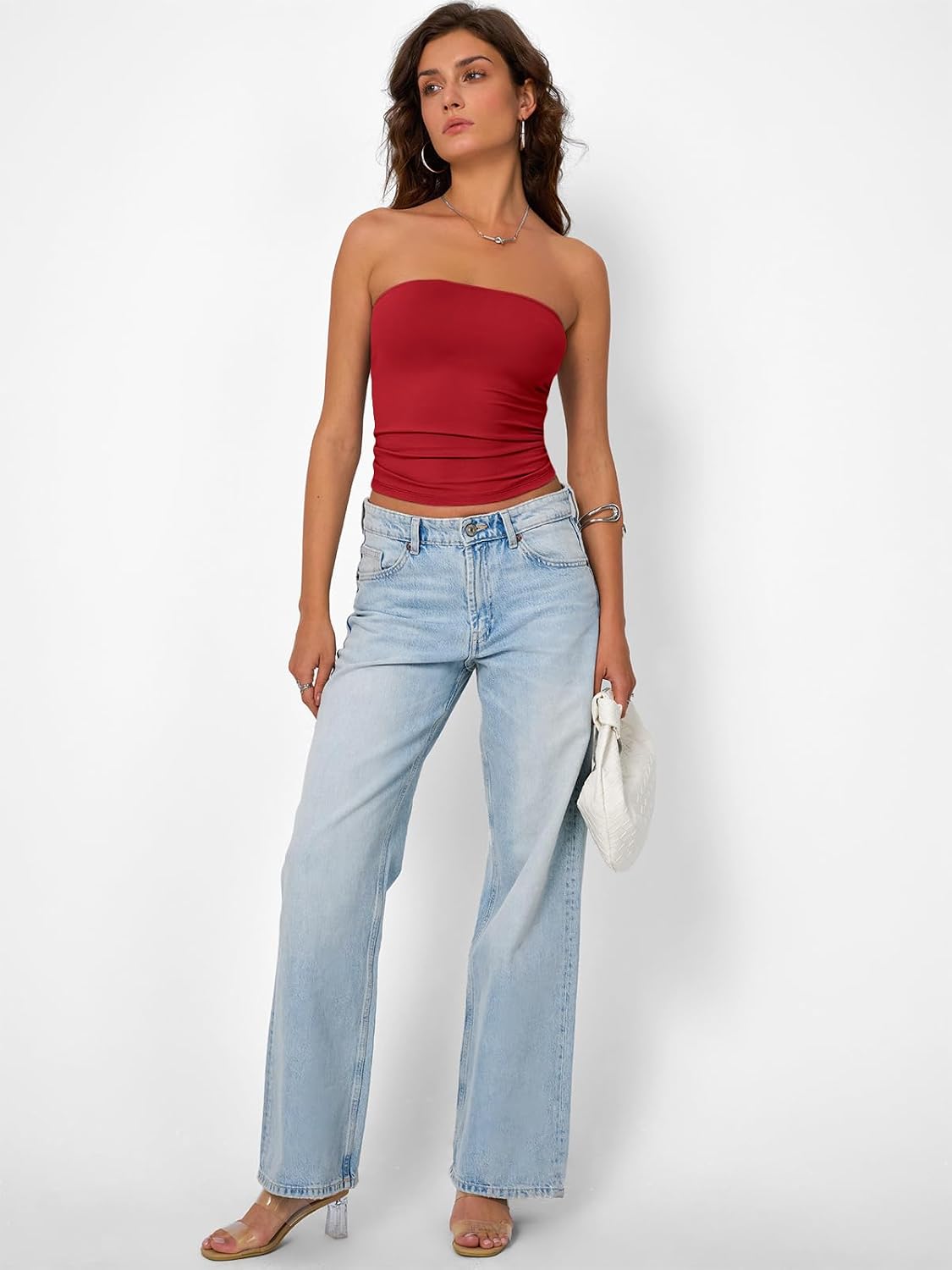 Thumbnail 6 de Trendy Queen Strapless Bandeau Crop Top