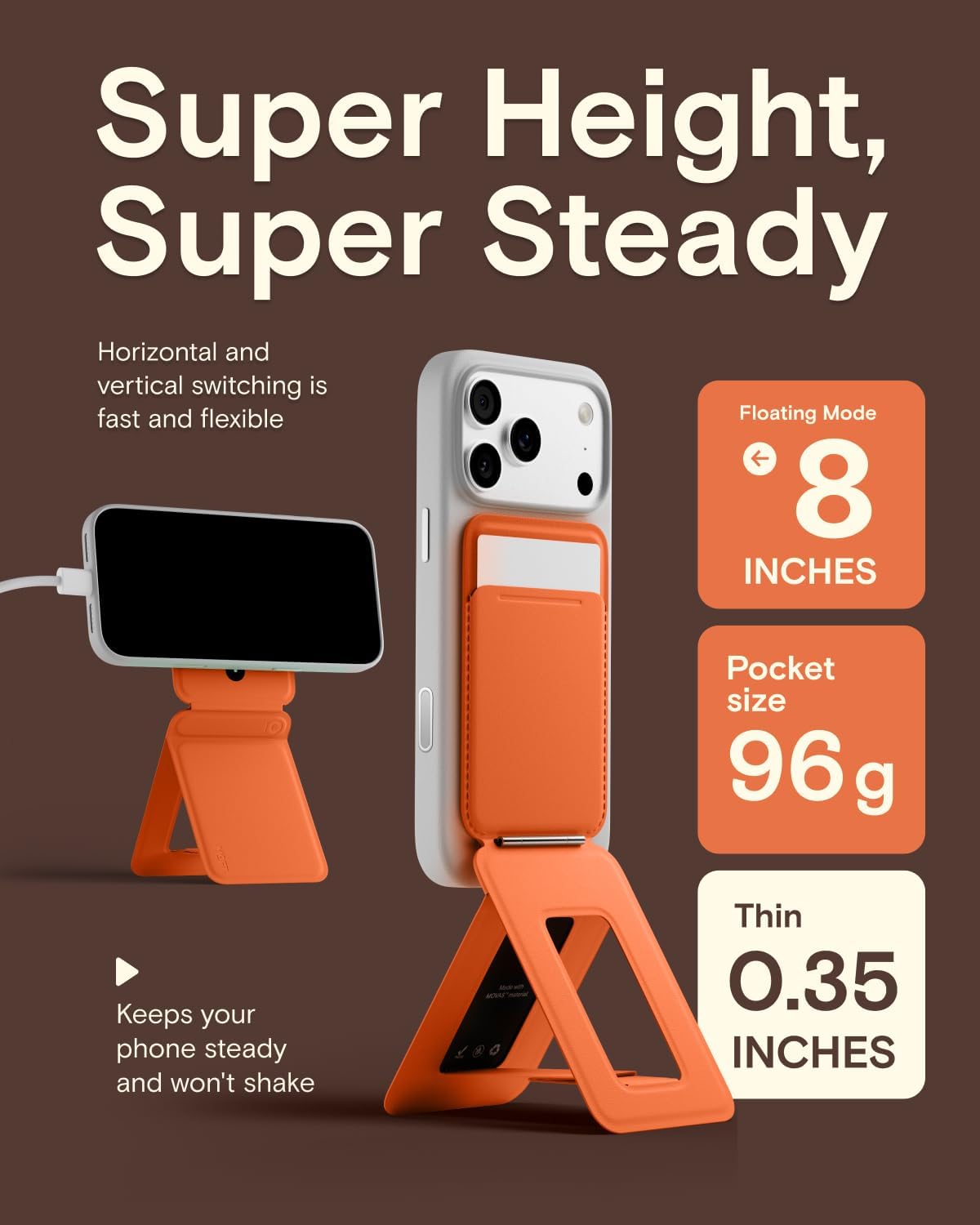 Thumbnail 5 de MOFT Phone Tripod Wallet for iPhone: 3-in-1 MagSafe Wallet, Stand and Tripod