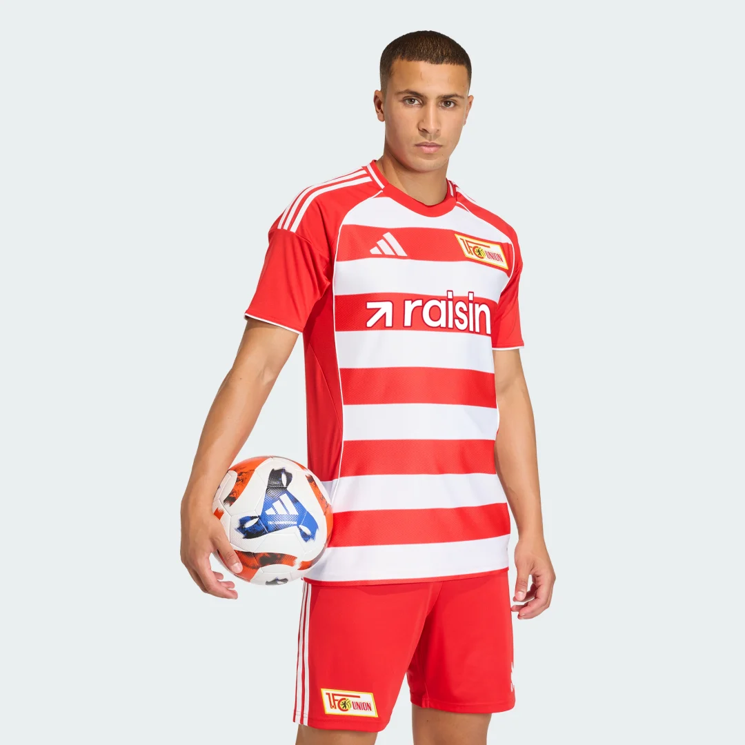 Detalle de Camiseta primera equipación 1. FC Union Berlin 25/26 (Rojo) — Adidas