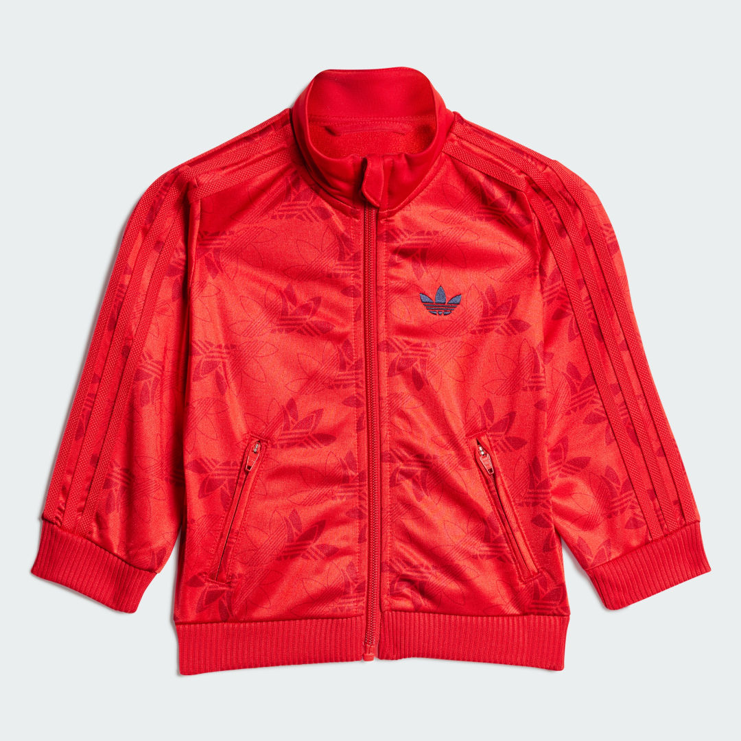 Thumbnail 1 de Adidas Chándal Firebird Monogram AOP Kids rojo