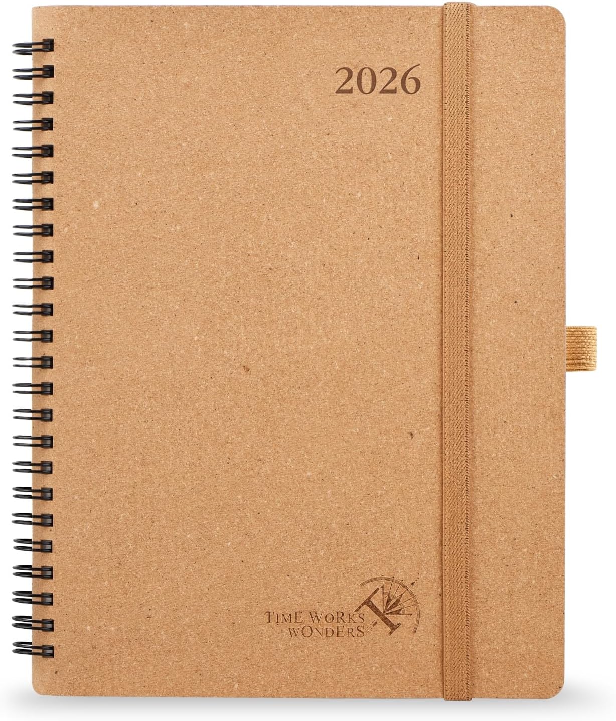 Thumbnail 6 de POPRUN Agenda 2026 semainier 22 x 16,5 cm (janv. 2026 → déc. 2026) couverture souple PU cuir spirale