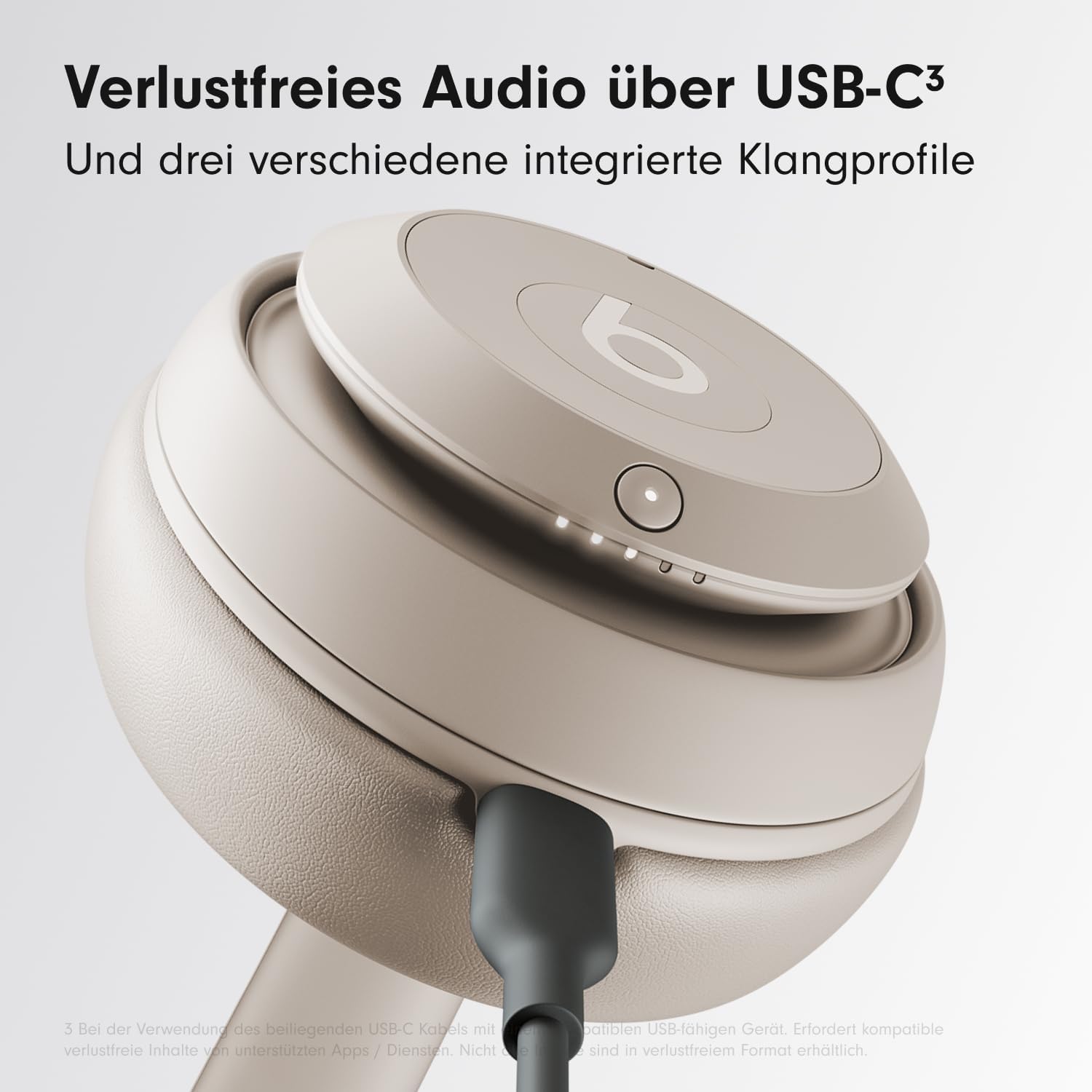 Detalle de Beats Studio Pro – Kabellose Bluetooth Noise Cancelling Kopfhörer (Sandstein)