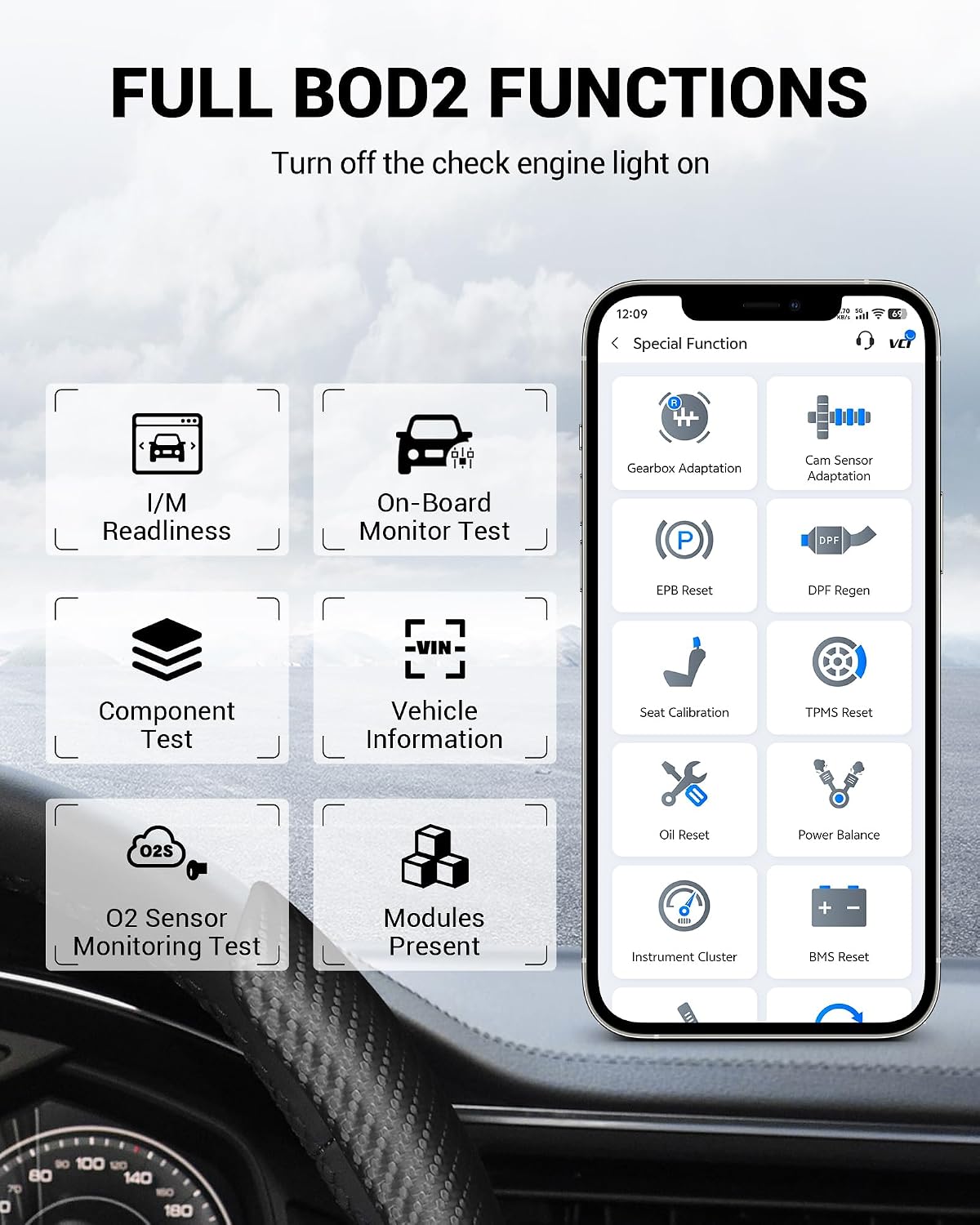 Thumbnail 6 de XTOOL Anyscan A30M OBD2 Scanner Kit: Wireless Bidirectional Diagnostics with Lifetime Updates